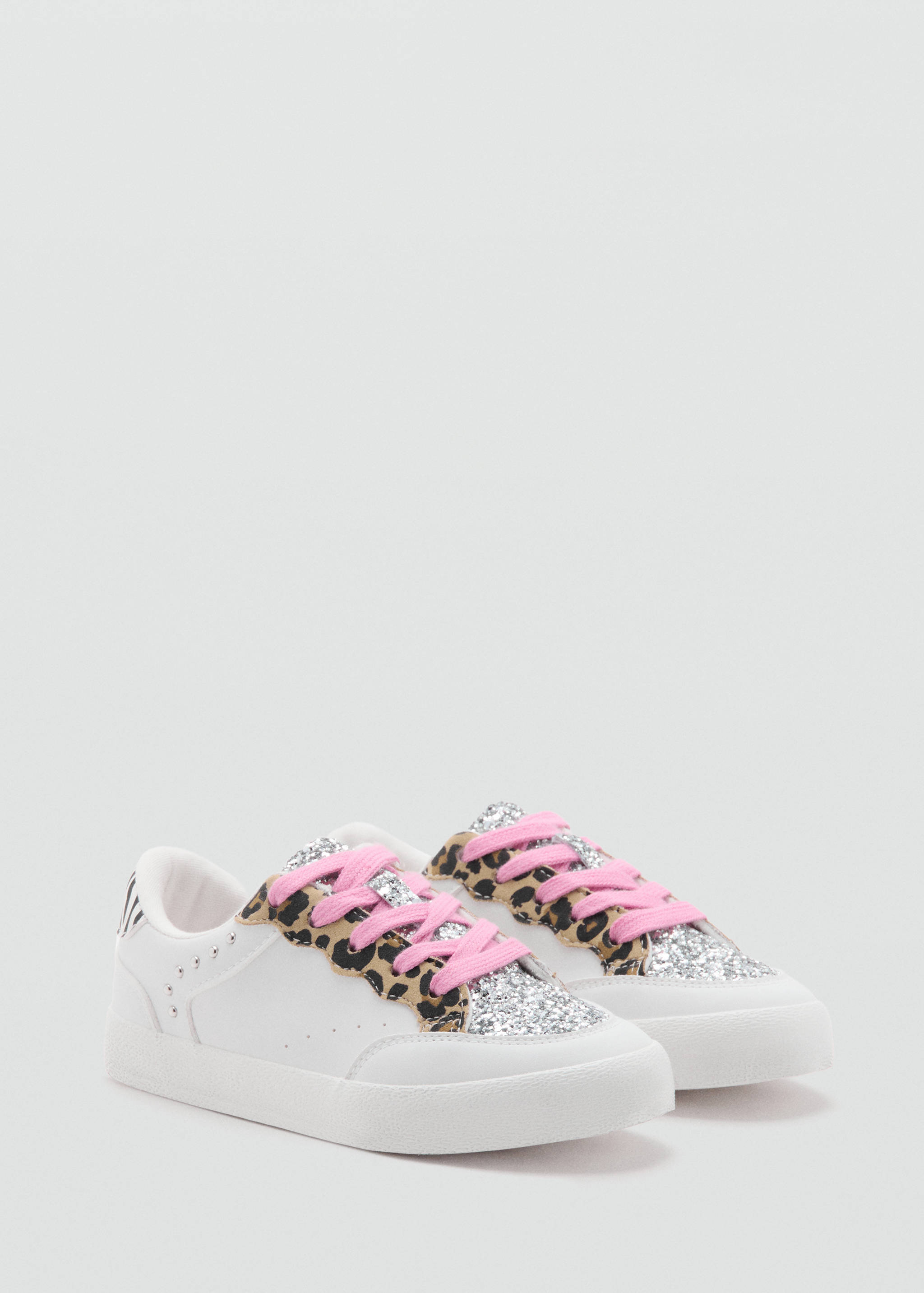 Leopard glitter sneakers - Medium plane