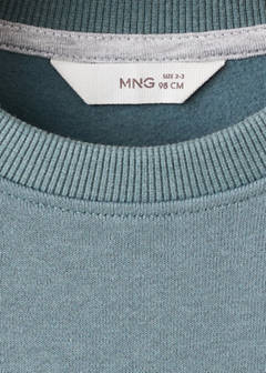 Animal-print sweatshirt — Aqua Green 2