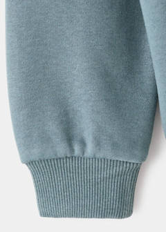 Animal-print sweatshirt — Aqua Green 4