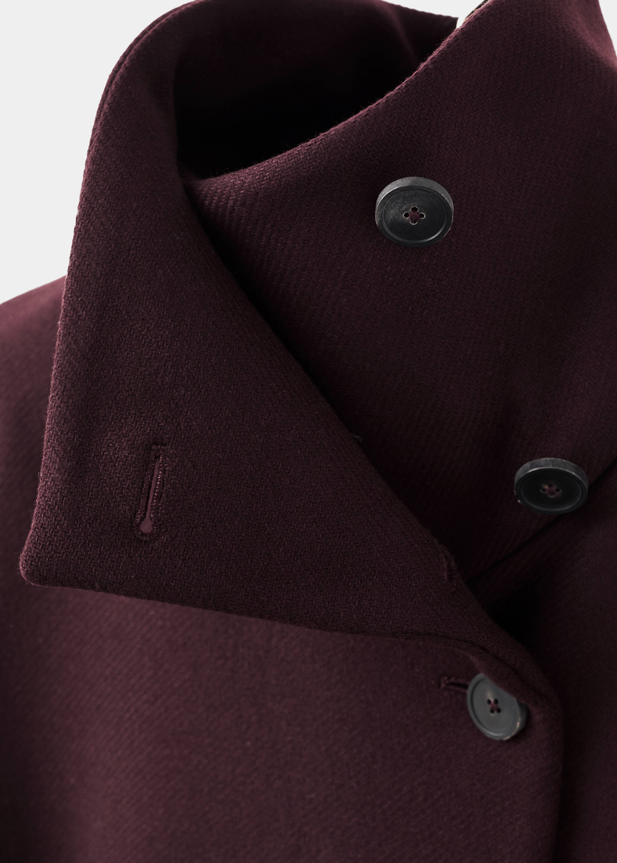 Manteco wool coat with belt - Details of the article 8