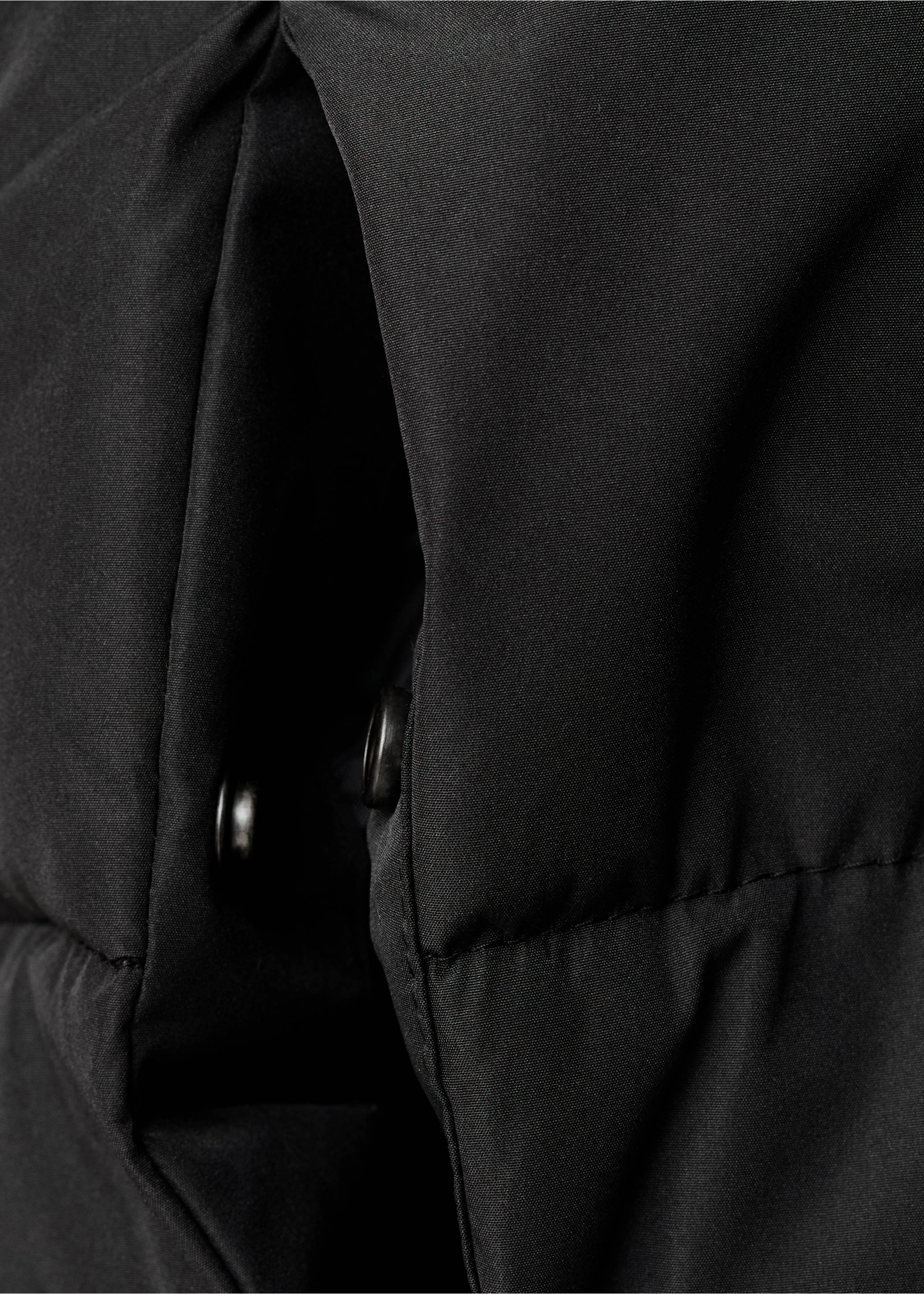 Anorak acolchado capucha - Detalle del artículo 0, Negro. Ref: 17067121-00.