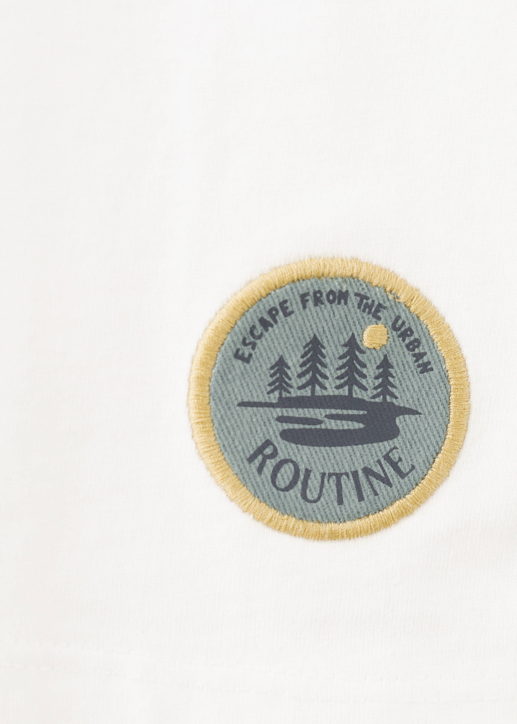 Printed cotton-blend T-shirt - Details of the article 0