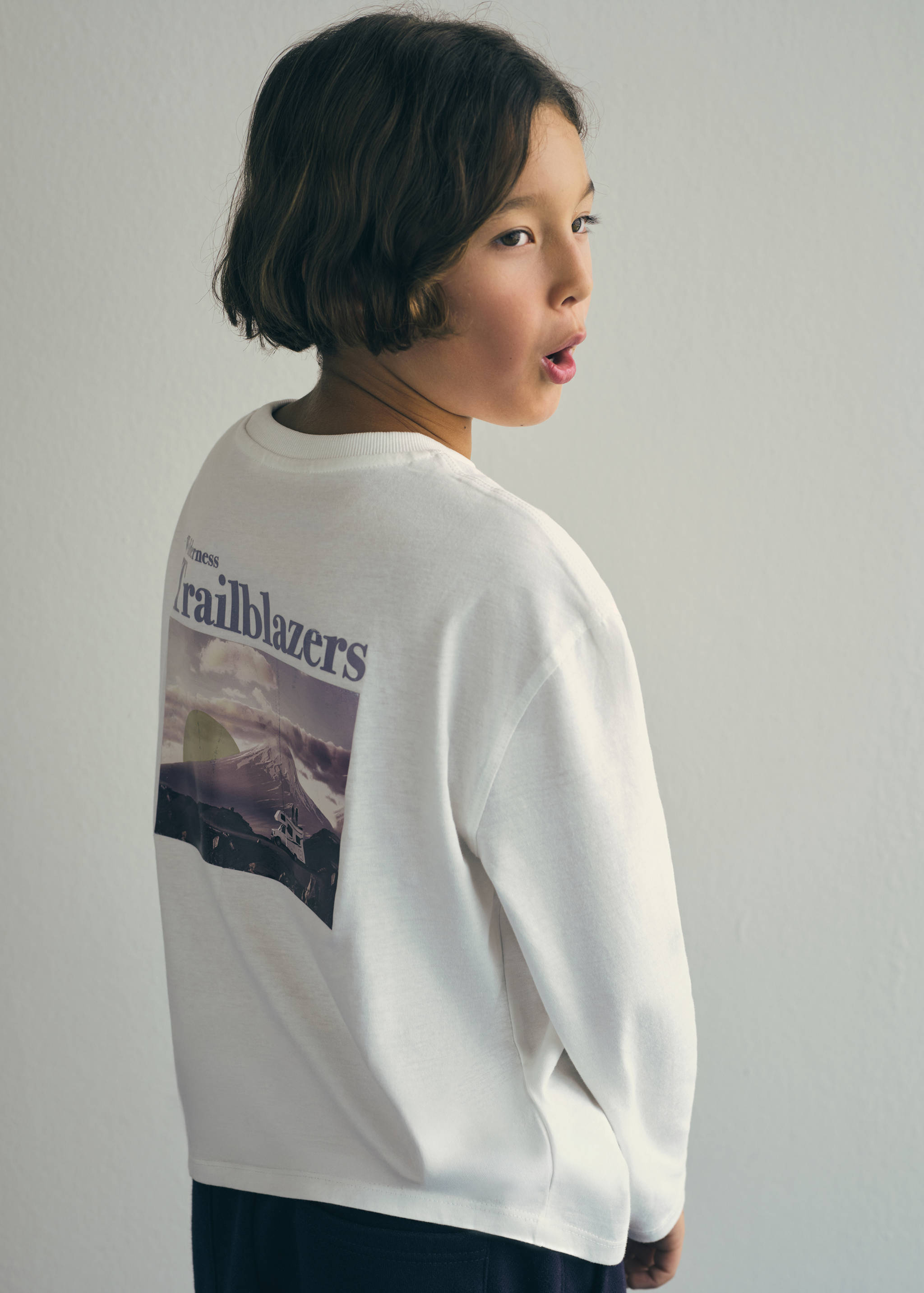 Printed cotton-blend T-shirt - Details of the article 5