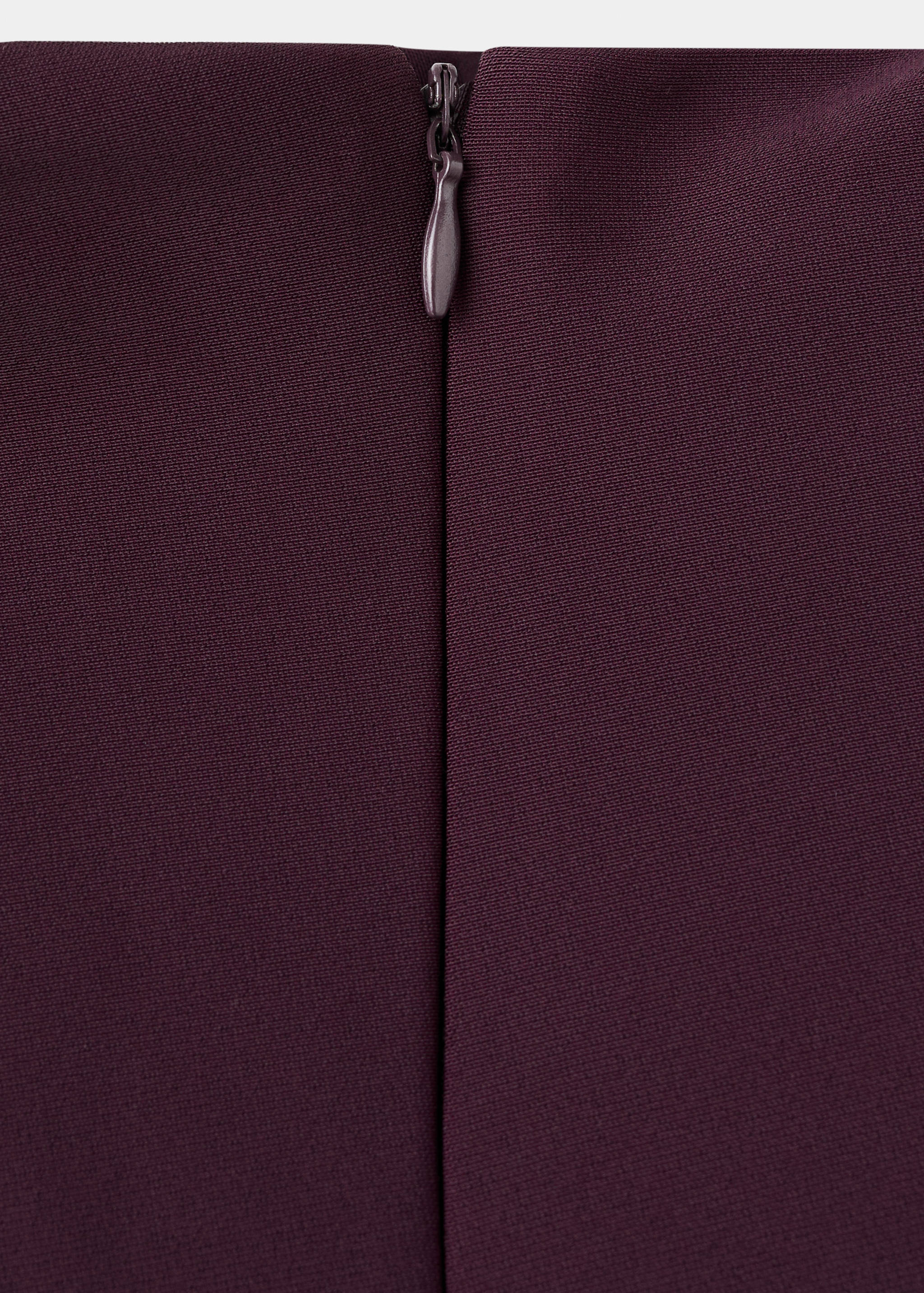 Rochie cu guler drapat și mâneci lungi - Detaliu al articolului 0