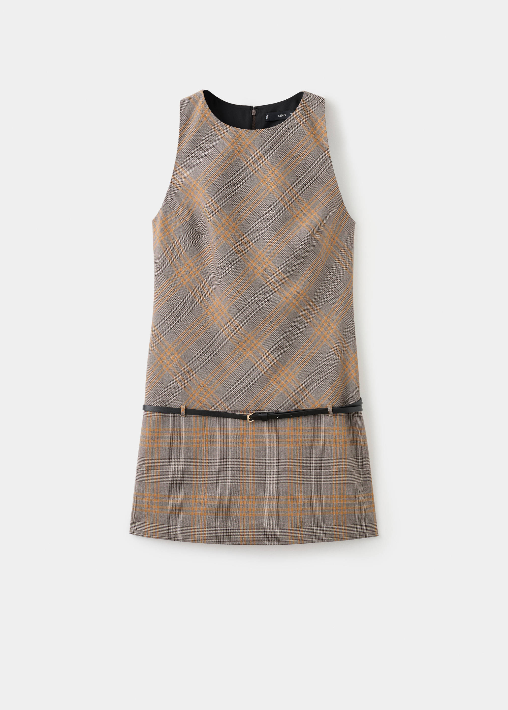 Check belt dress - Article without model