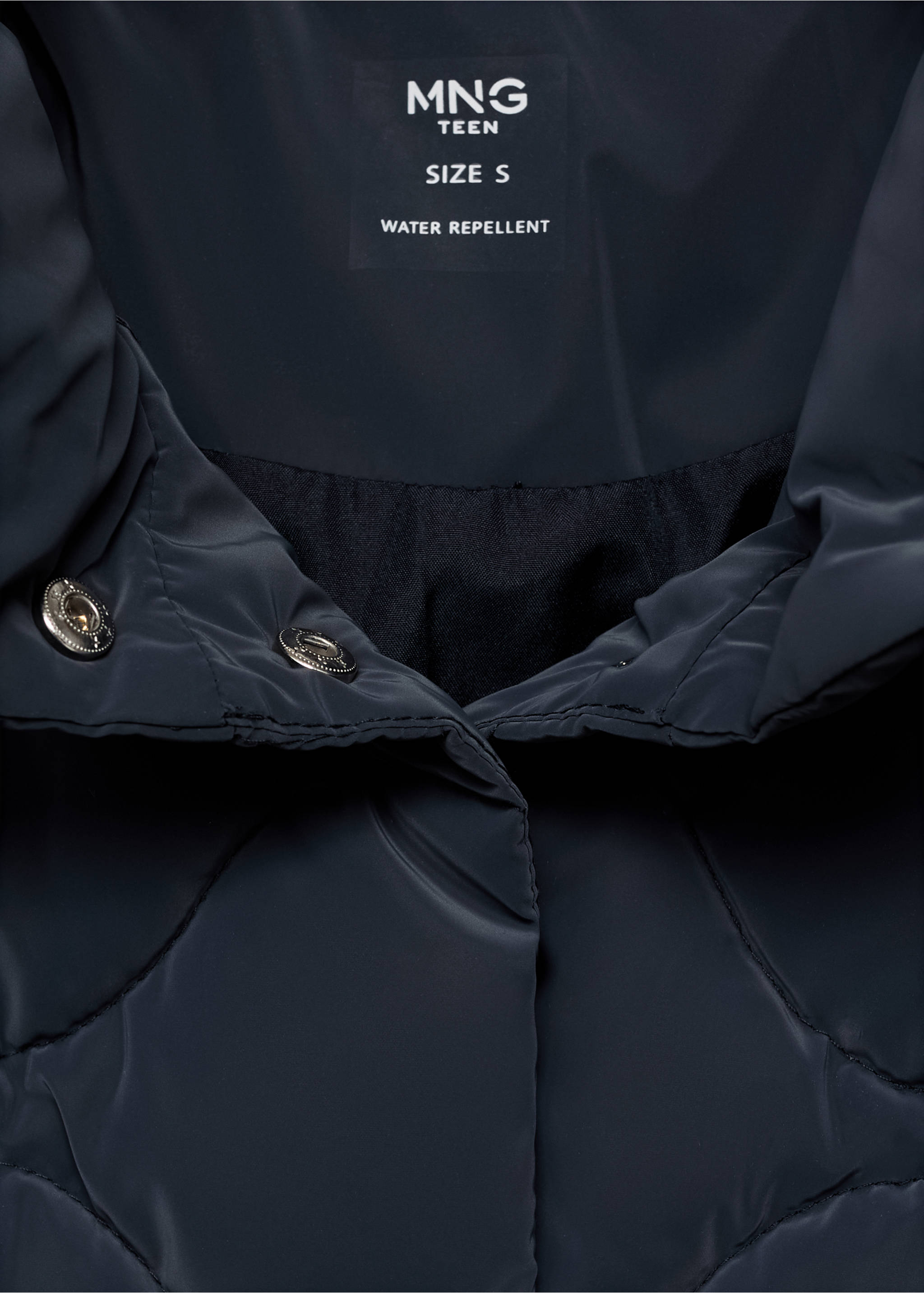 Quilted jacket - Details of the article 8, Dark Navy. Ref: 17067759-00.