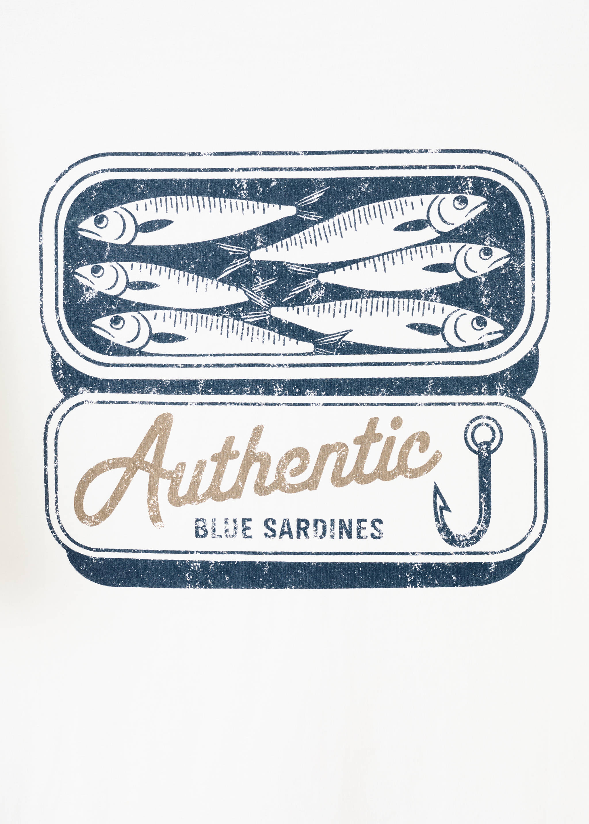 Хлопковая футболка с принтом - Деталь изделия 0