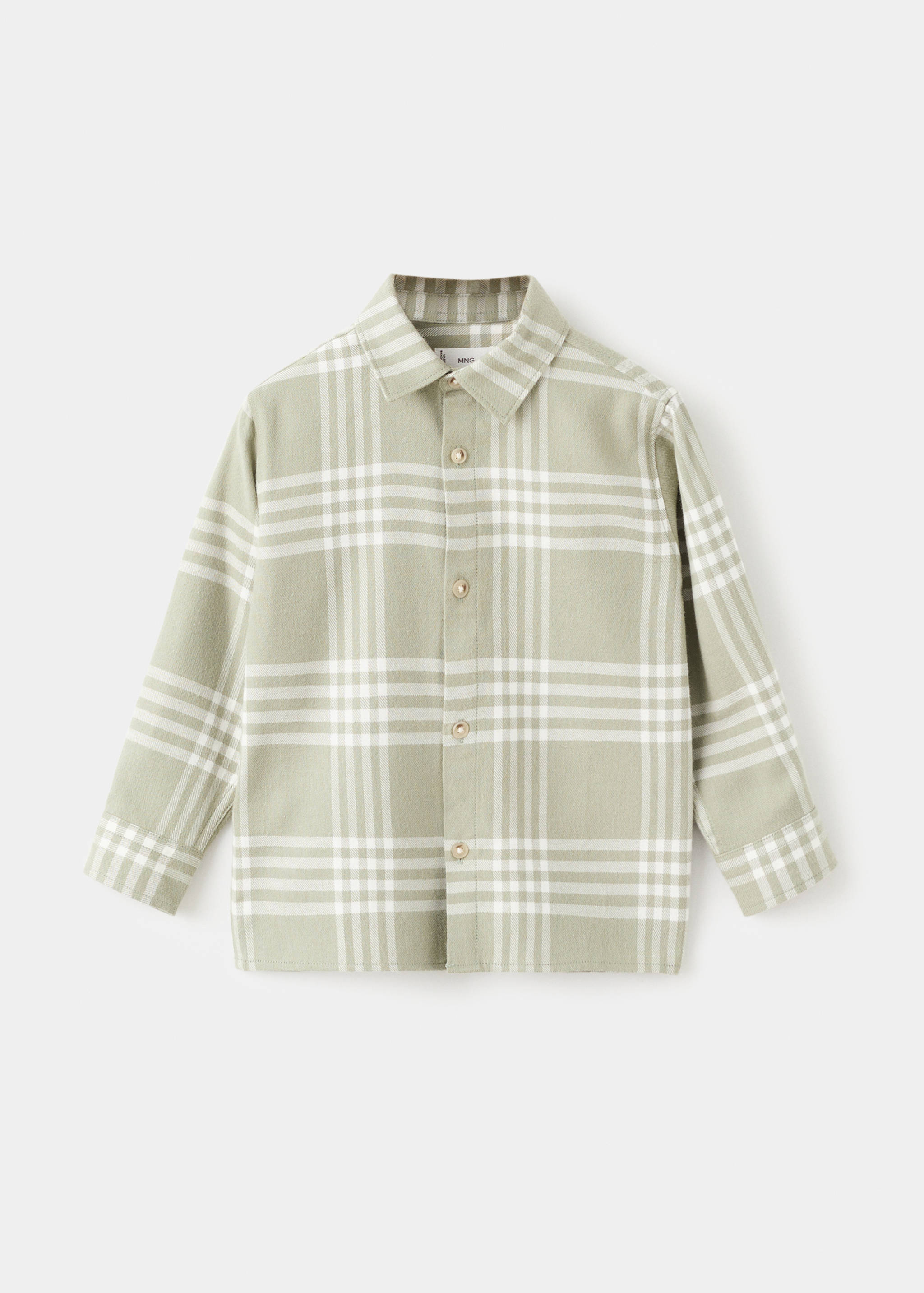 Cotton checked shirt - Article without model