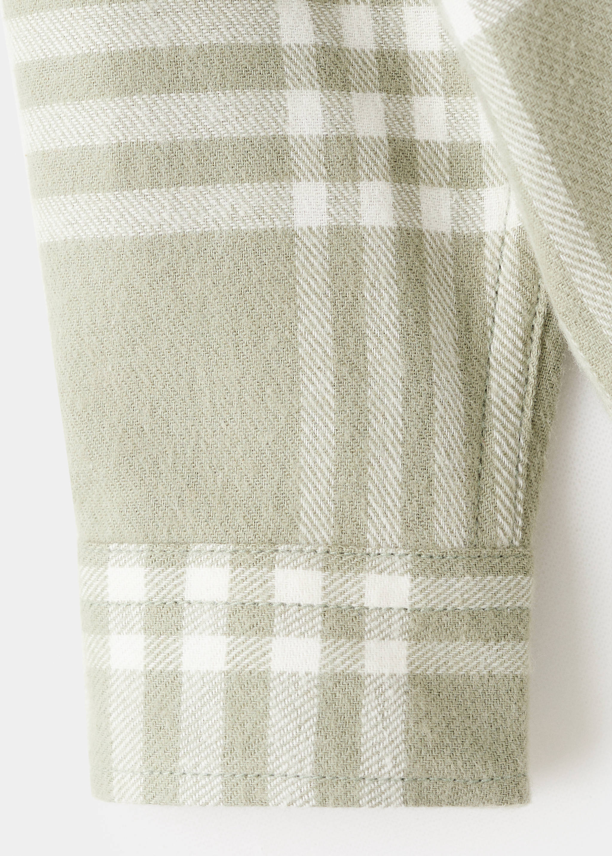 Cotton checked shirt - Details of the article 0