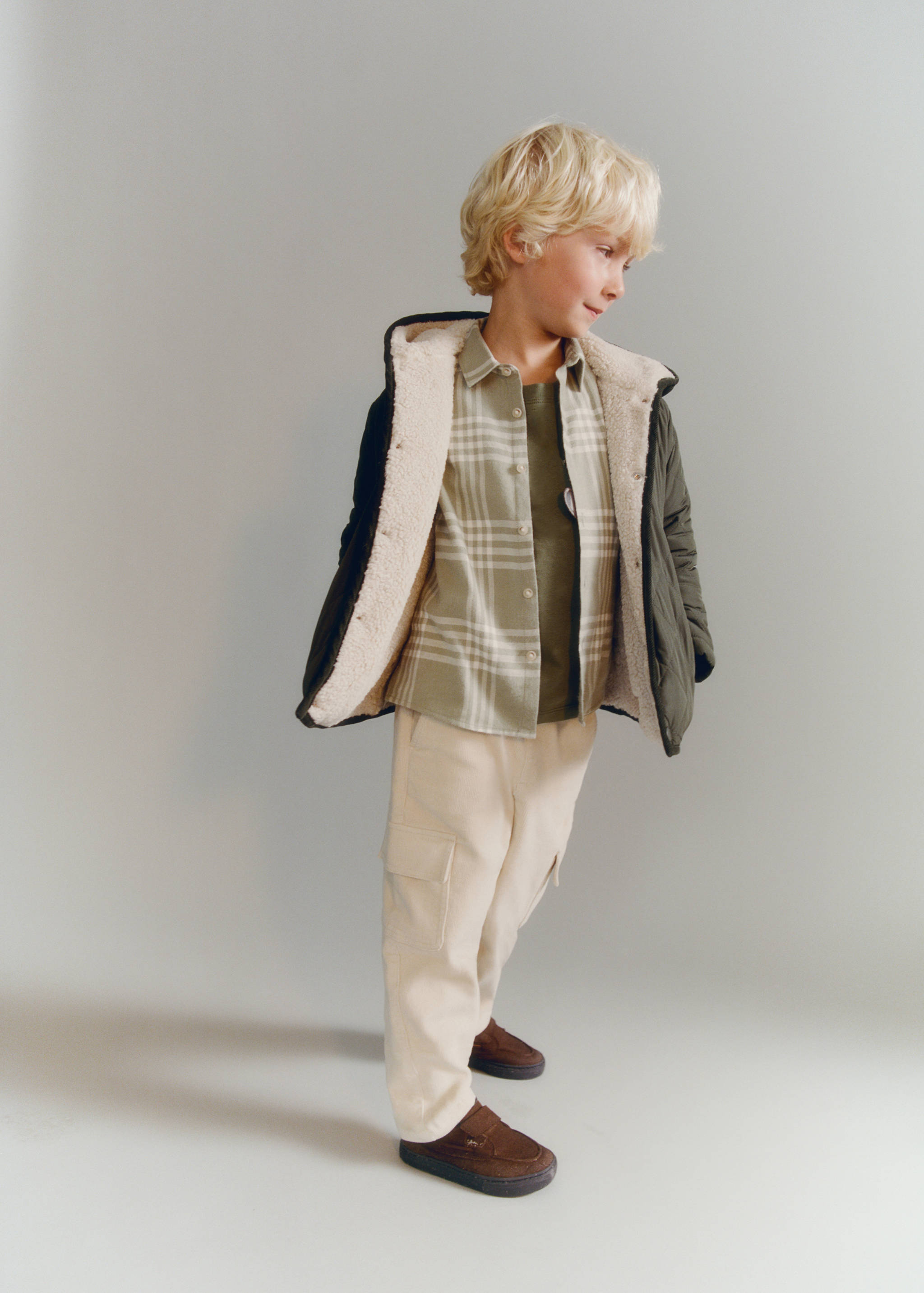 Cotton checked shirt - Details of the article 5