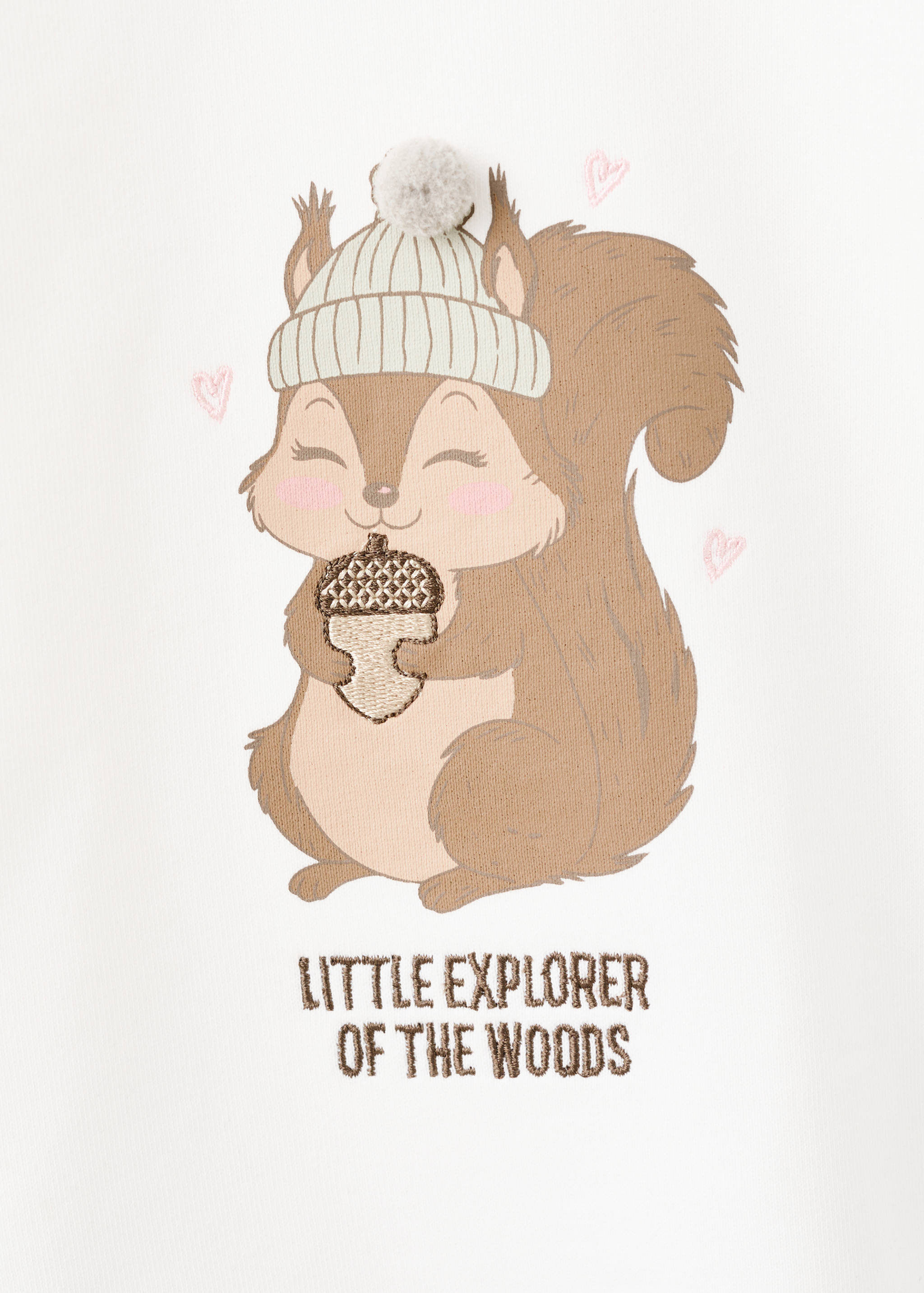 Бродиран суитшърт с принт - Данни за артикула 8