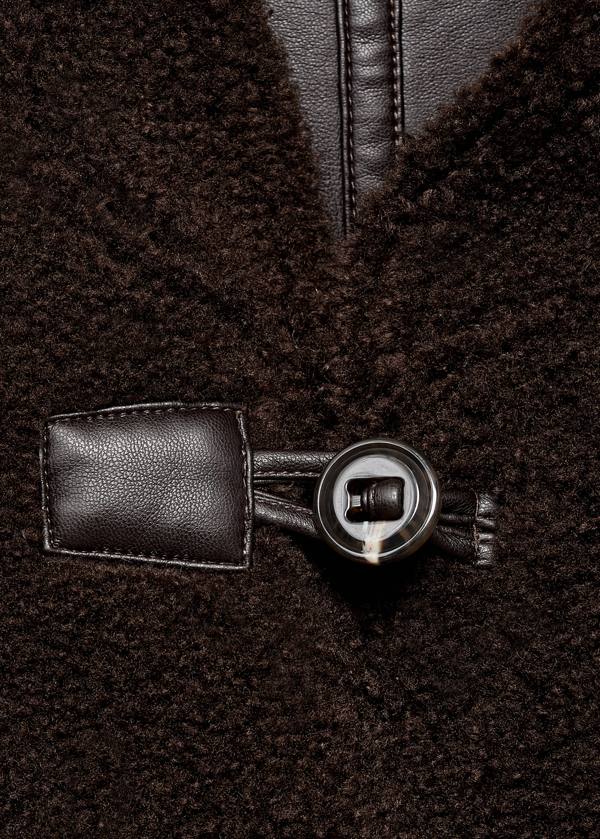 Reversible shearling jacket - Details of the article 0