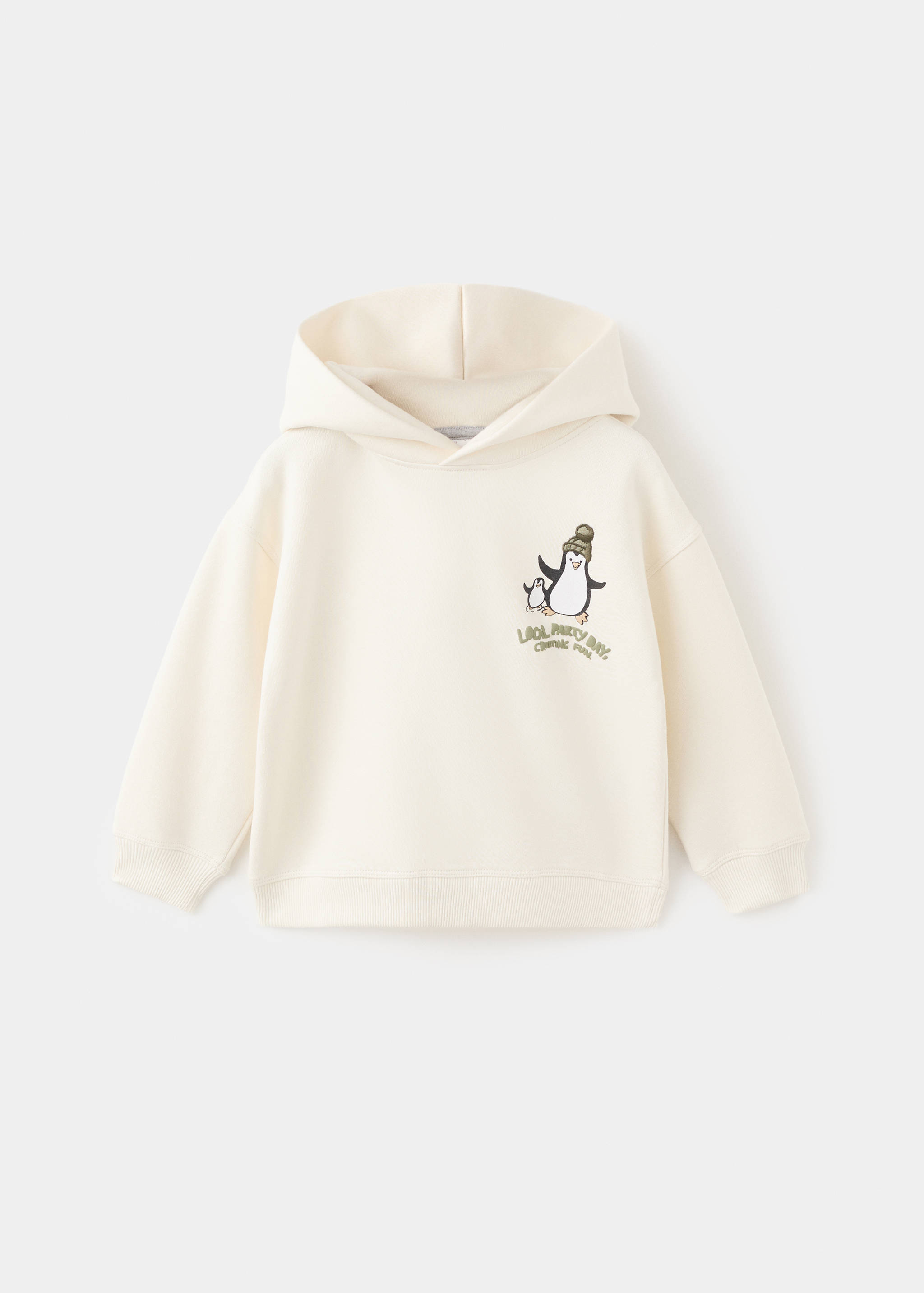 Суитшърт с принт и качулка - Артикул без модел