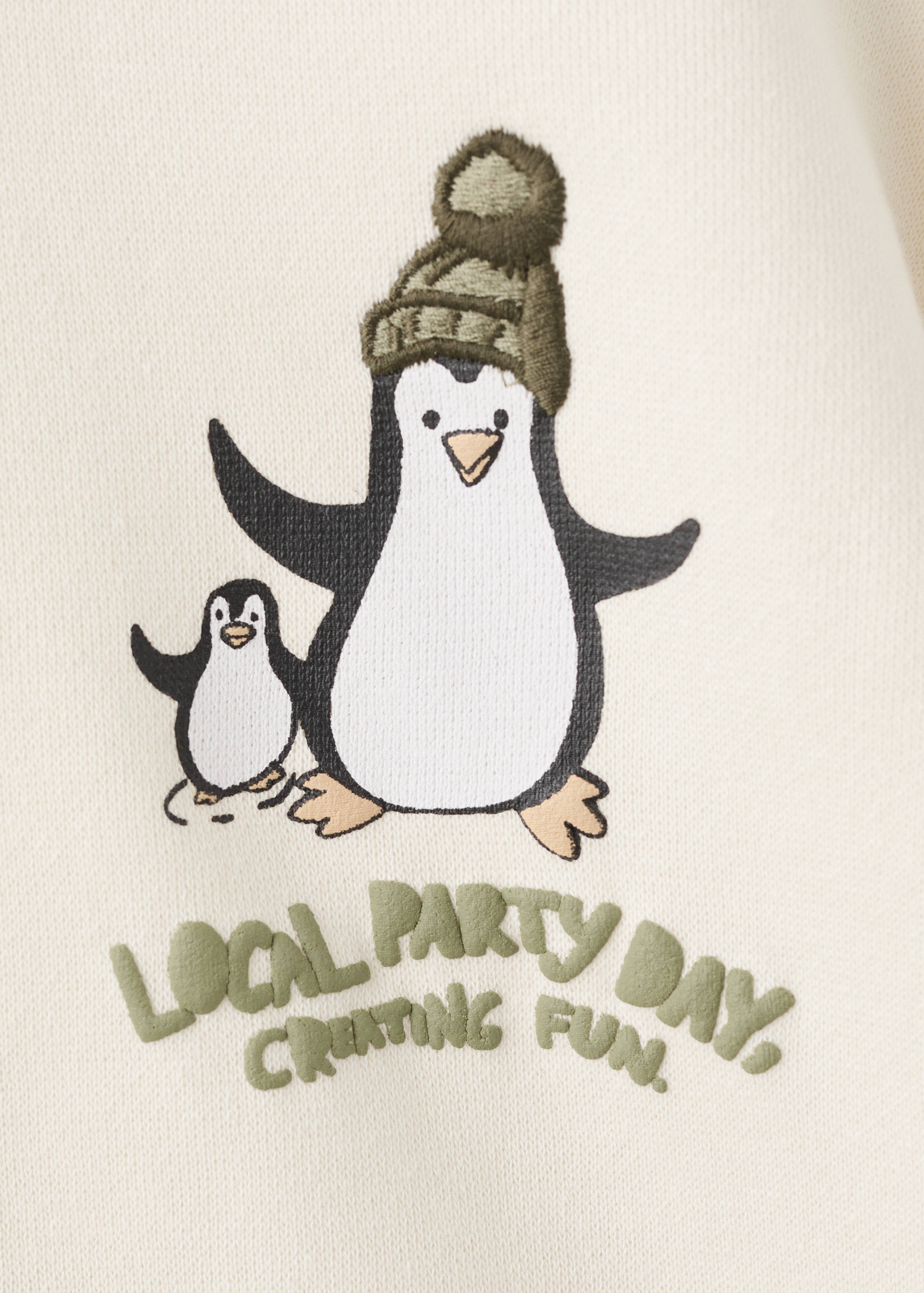 Суитшърт с принт и качулка - Данни за артикула 8