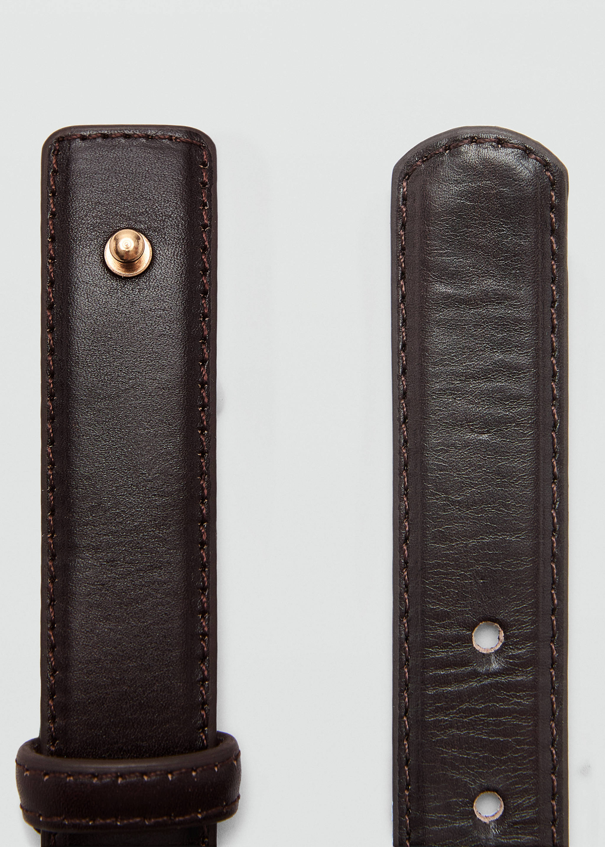 Leather belt with metal detail - Details of the article 1