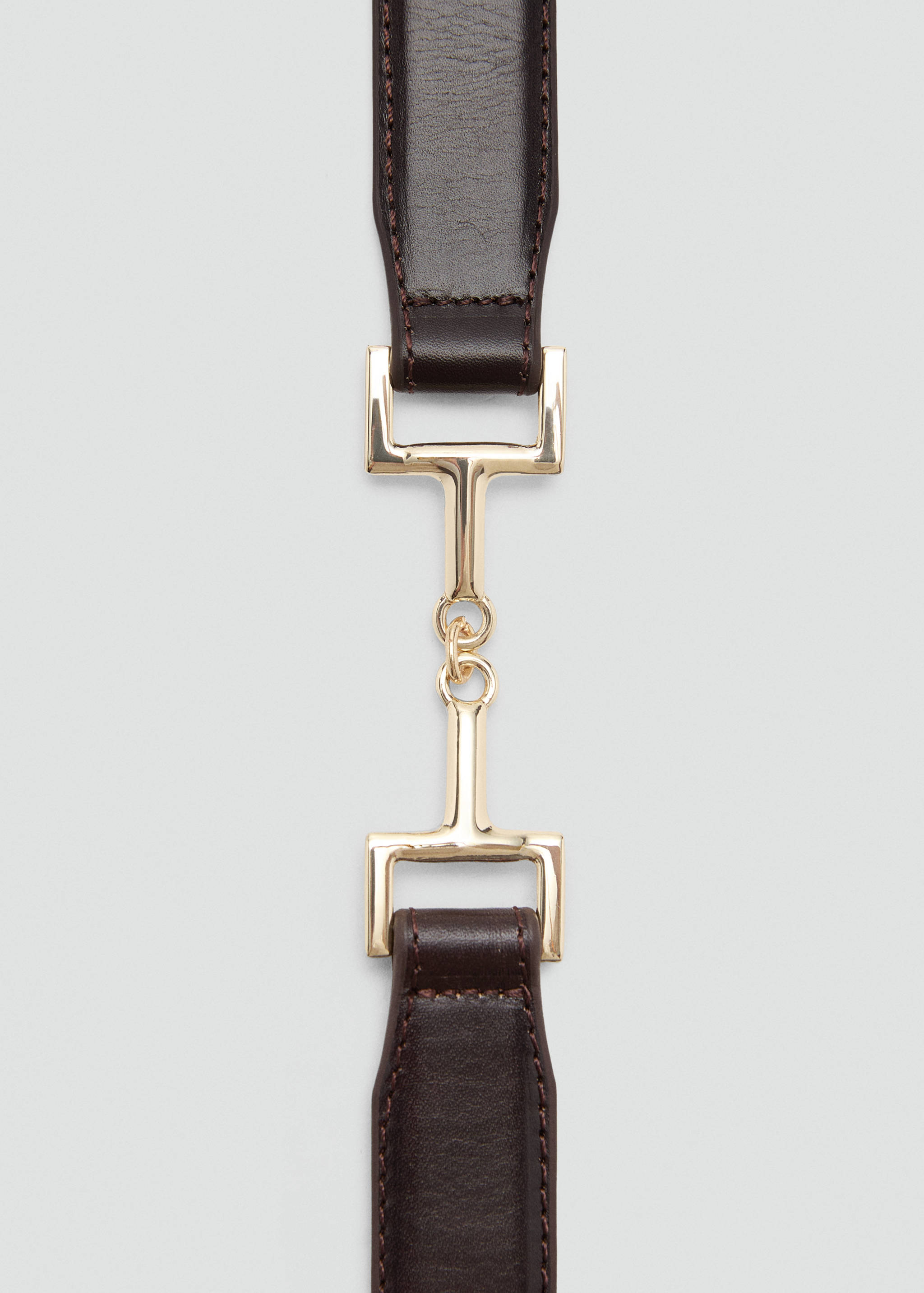 Leather belt with metal detail - Details of the article 2