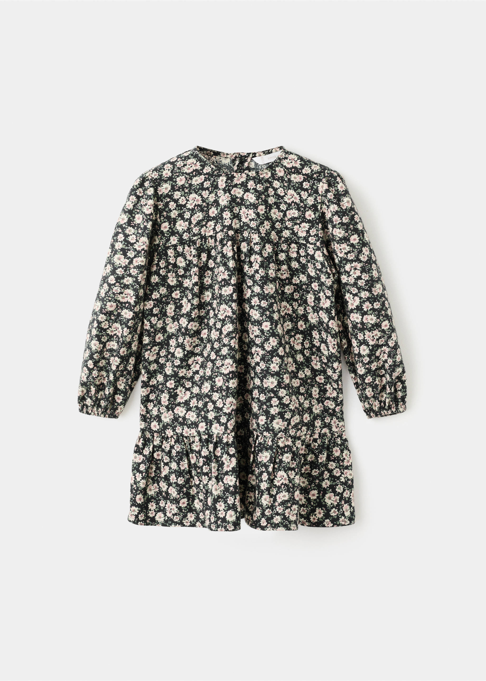 Floral print dress - Article without model, Black. Ref: 17067774-00.
