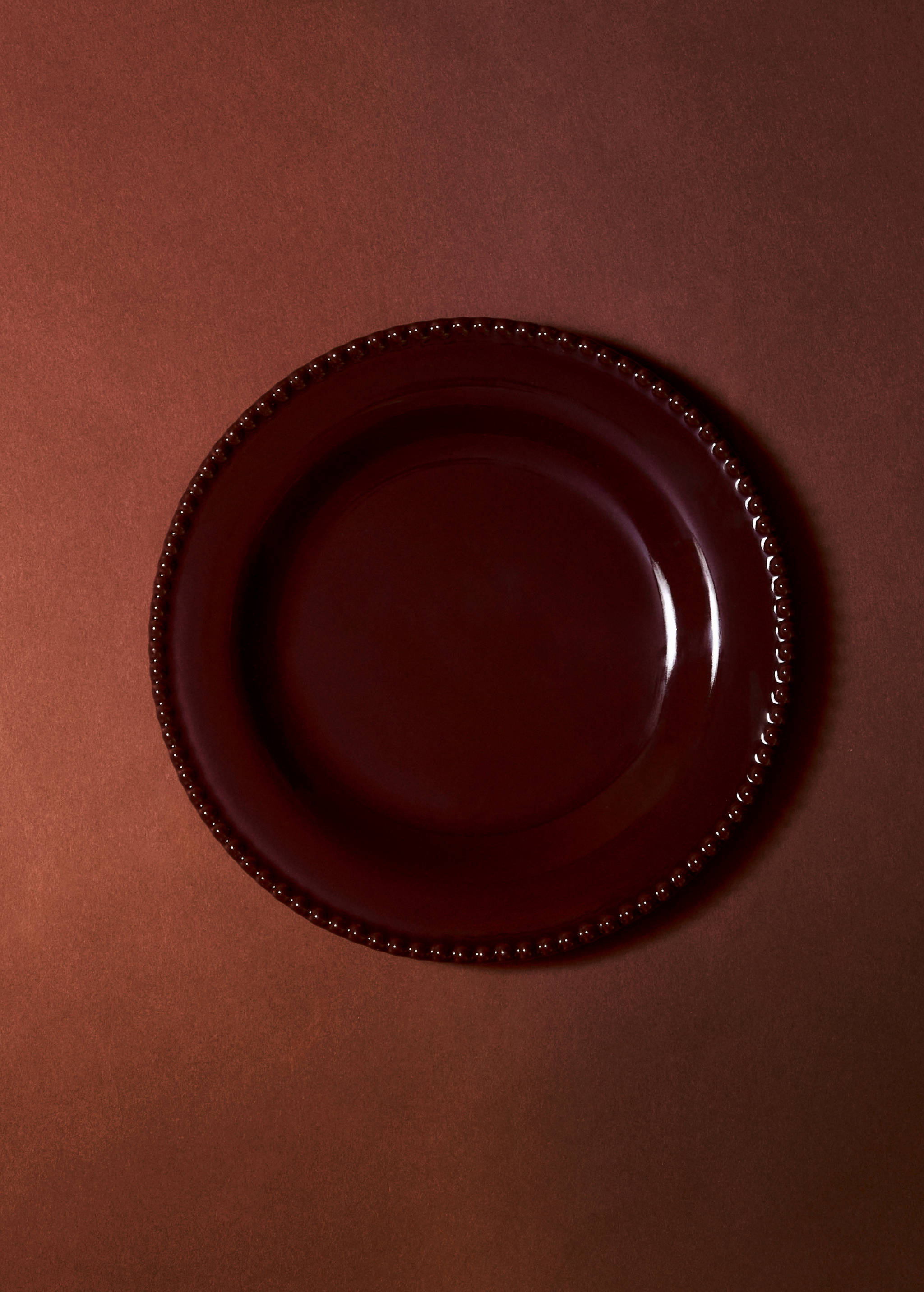 Prato sobremesa grés relevo - Plano geral