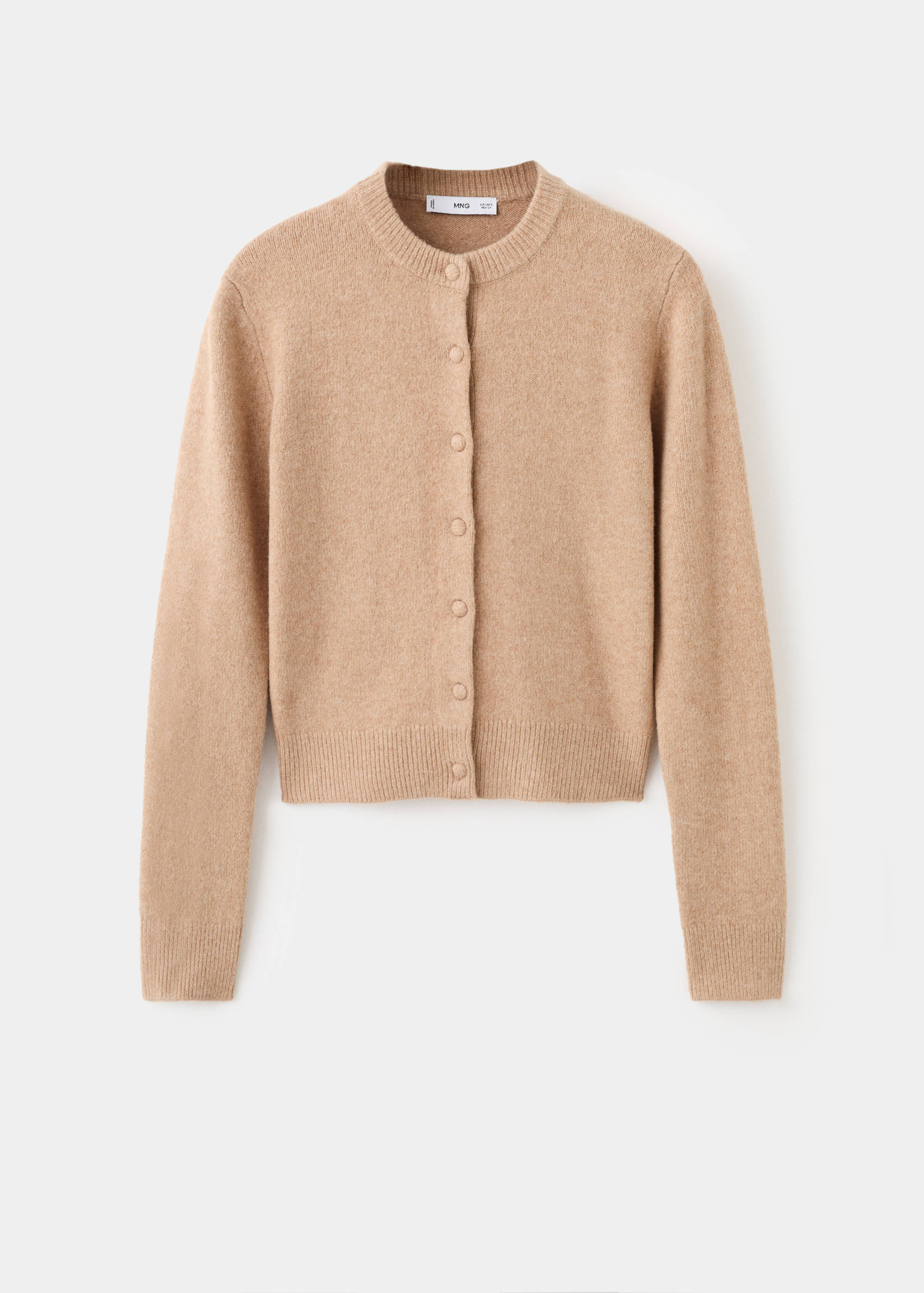 Knitted button cardigan - Article without model