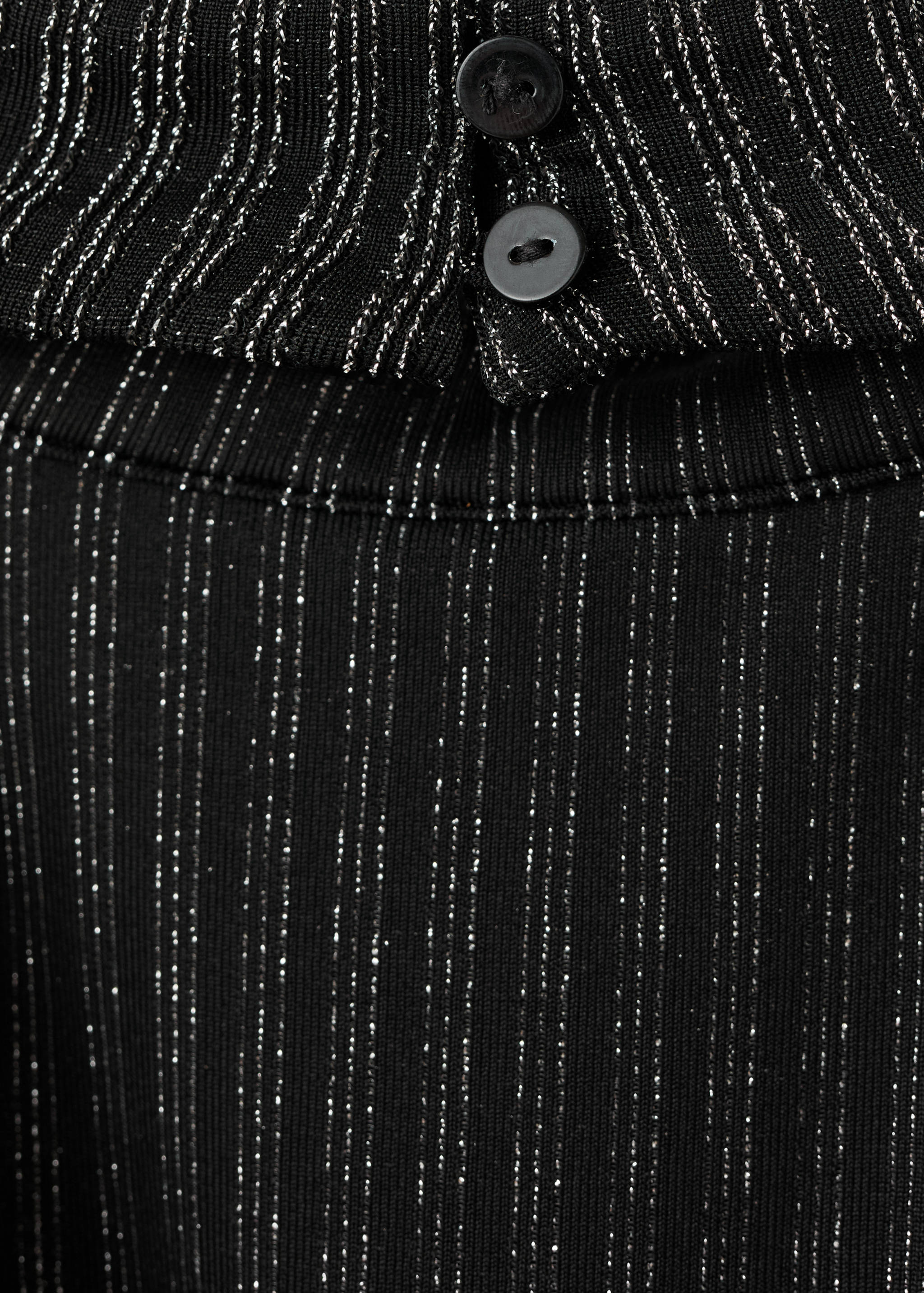 Vestido lúrex cuello halter - Detalle del artículo 8