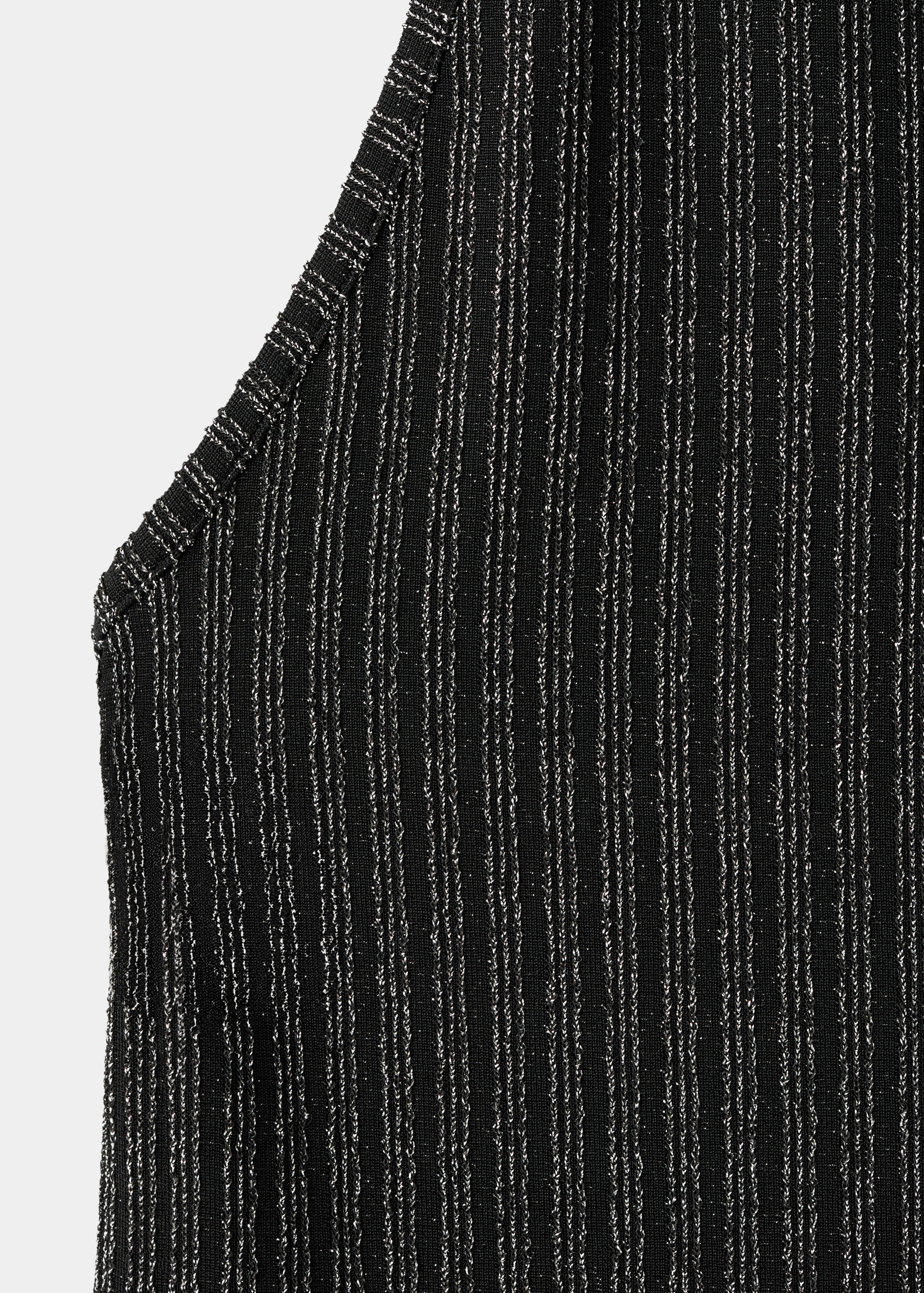 Vestido lúrex cuello halter - Detalle del artículo 0