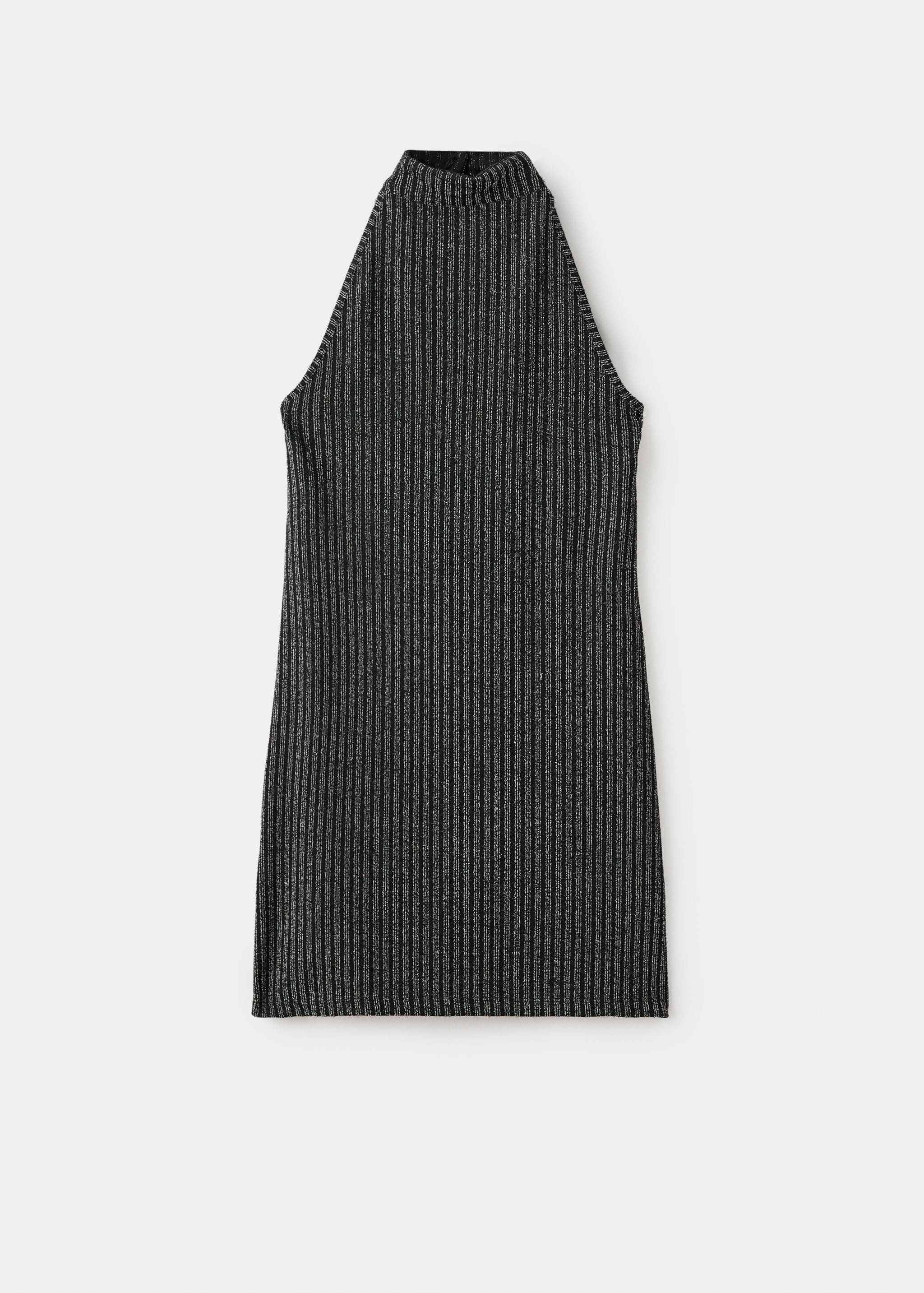 Lurex halter-neck dress - Article without model