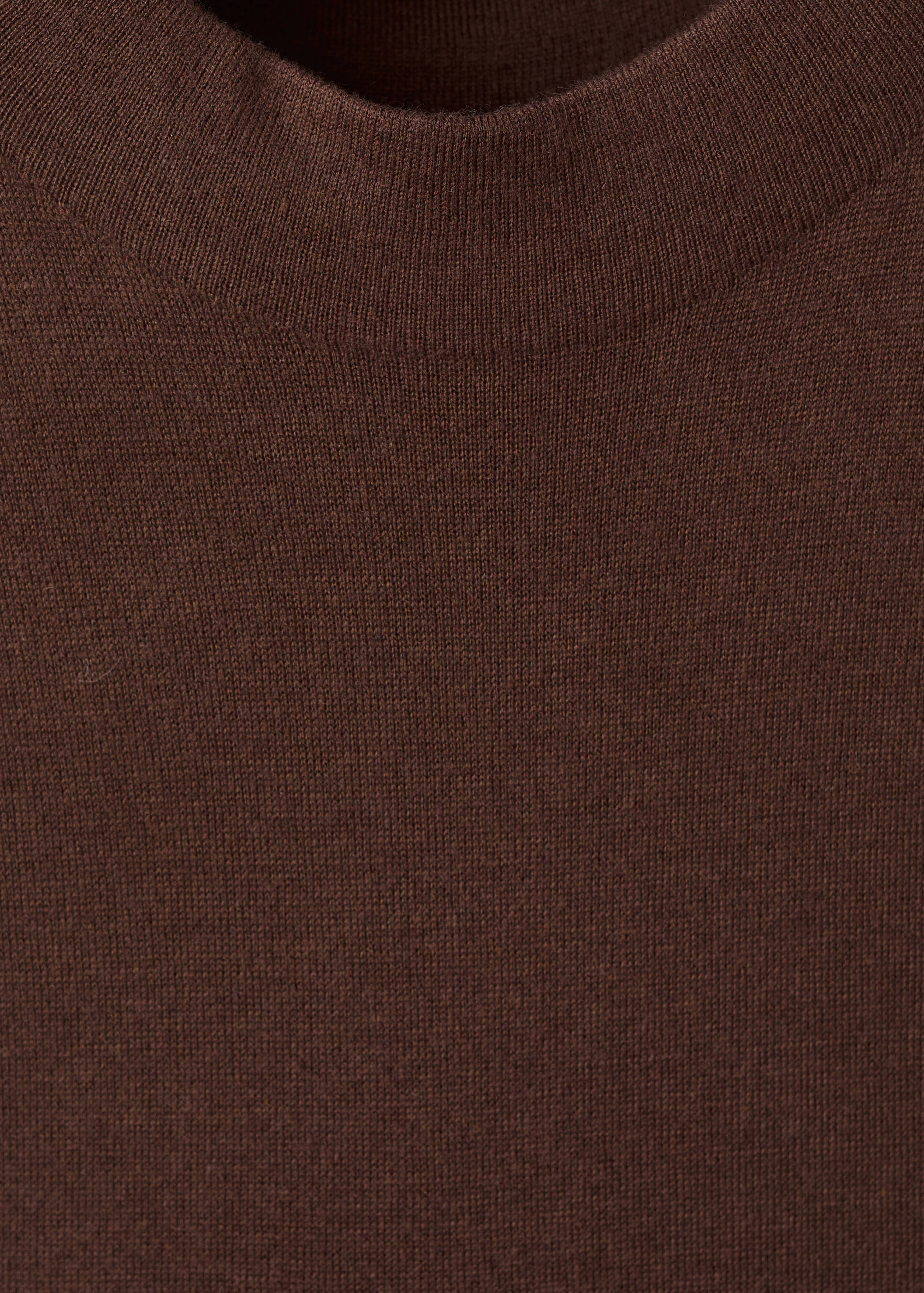 Perkins-neck knitted dress - Details of the article 0