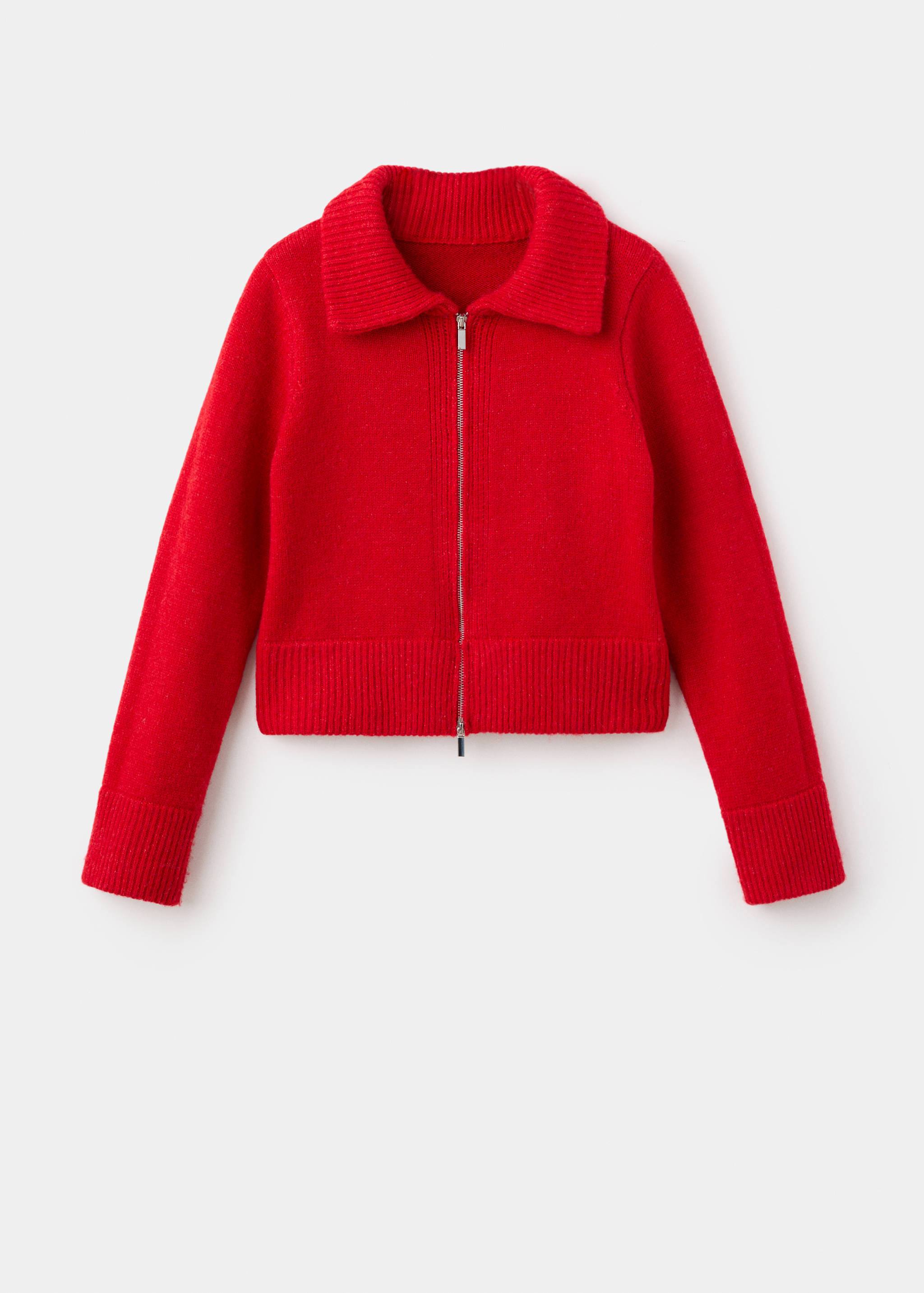 Cardigan with shirt collar - Article without model