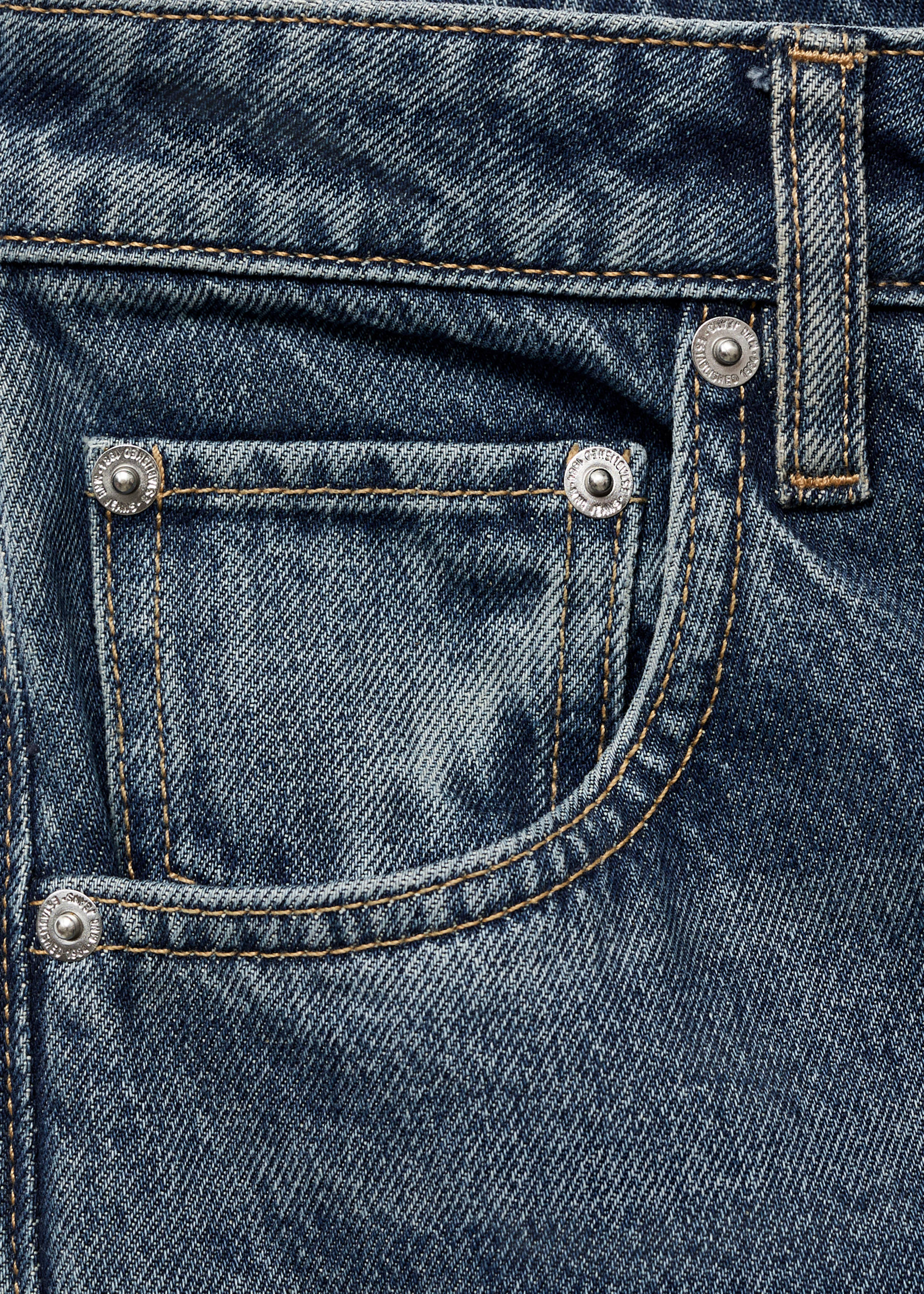 Wide leg jeans with buttons - Details of the article 0