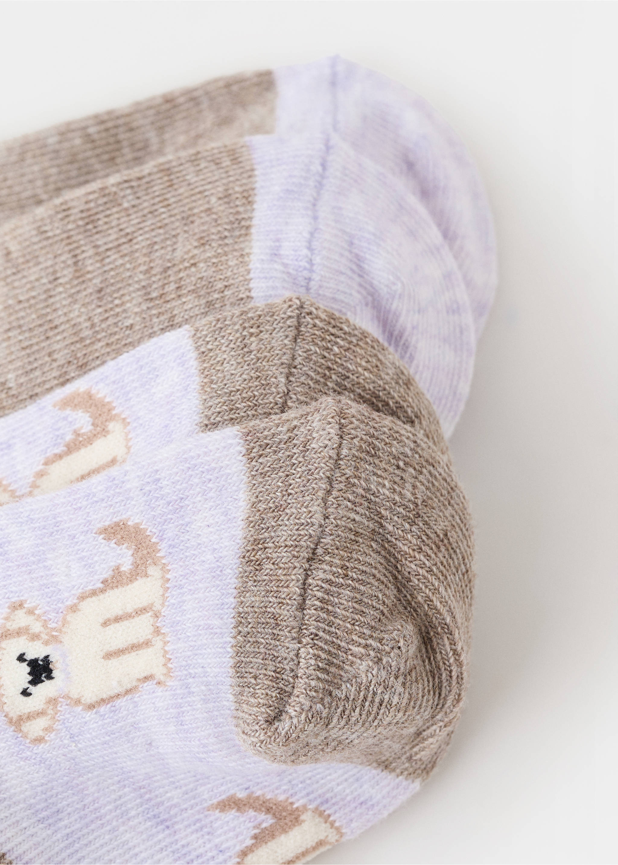 Pack 2 calcetines - Reverso del artículo, Lila. Ref: 17067796-00.