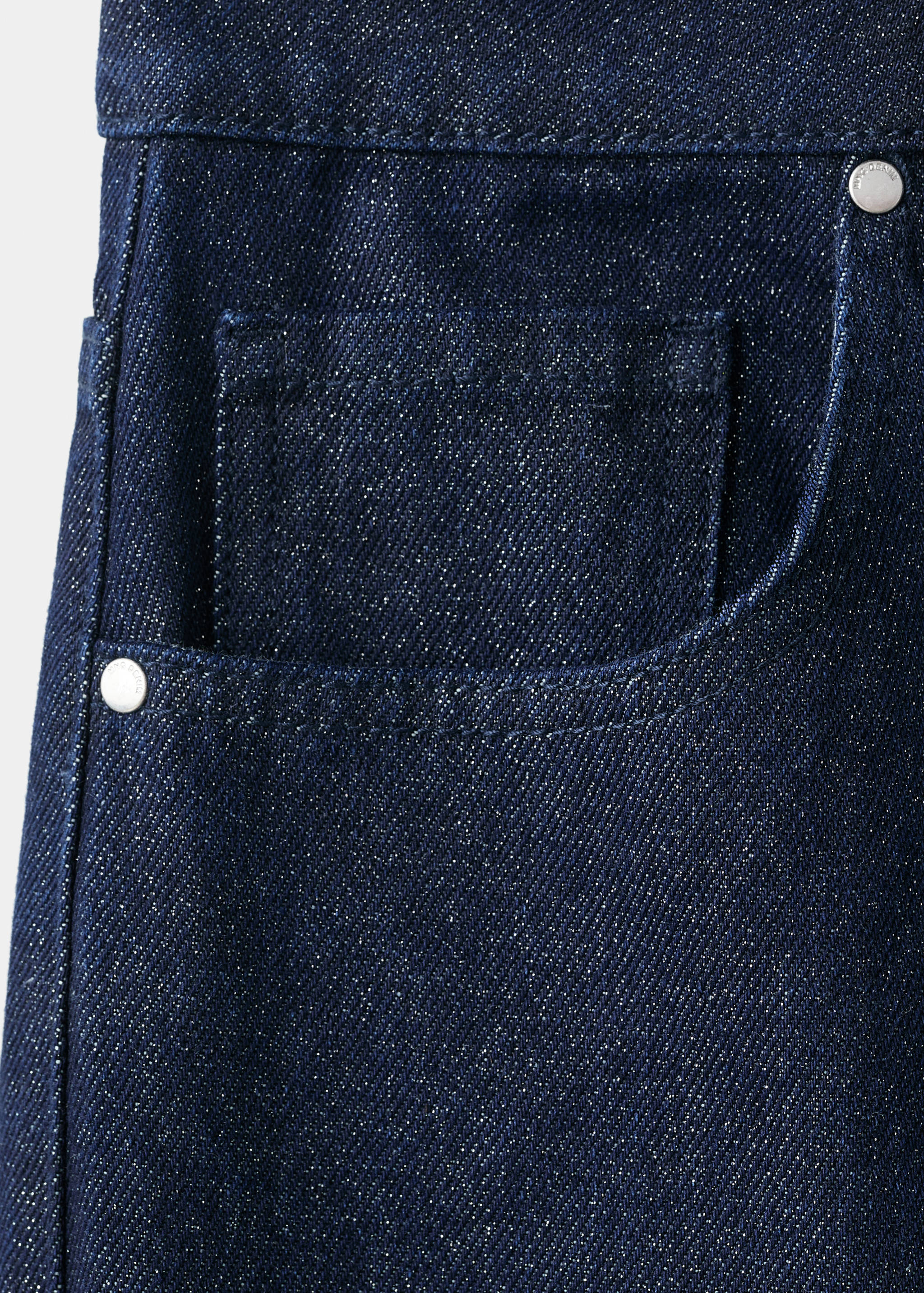 Straight-fit jeans met glitters - Detail van het artikel 0