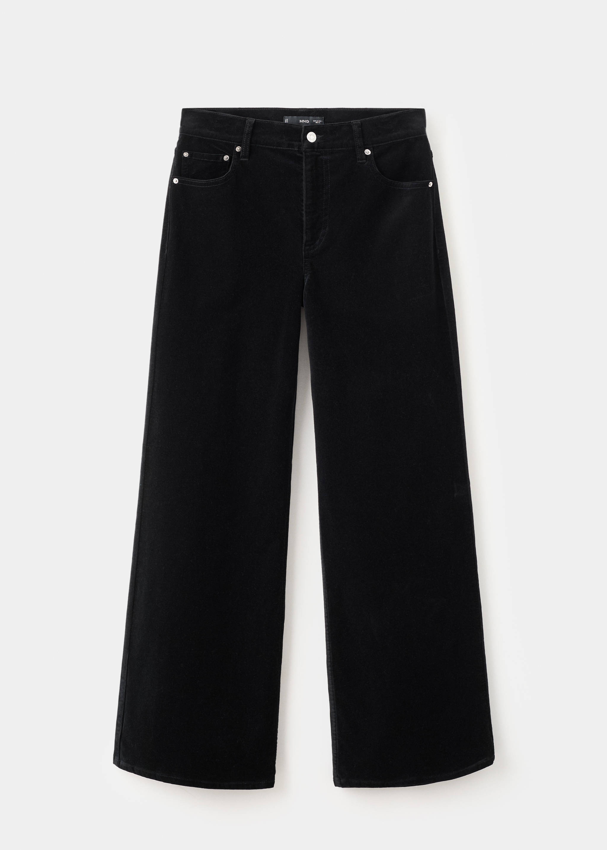 Wide leg velvet jeans - Article without model