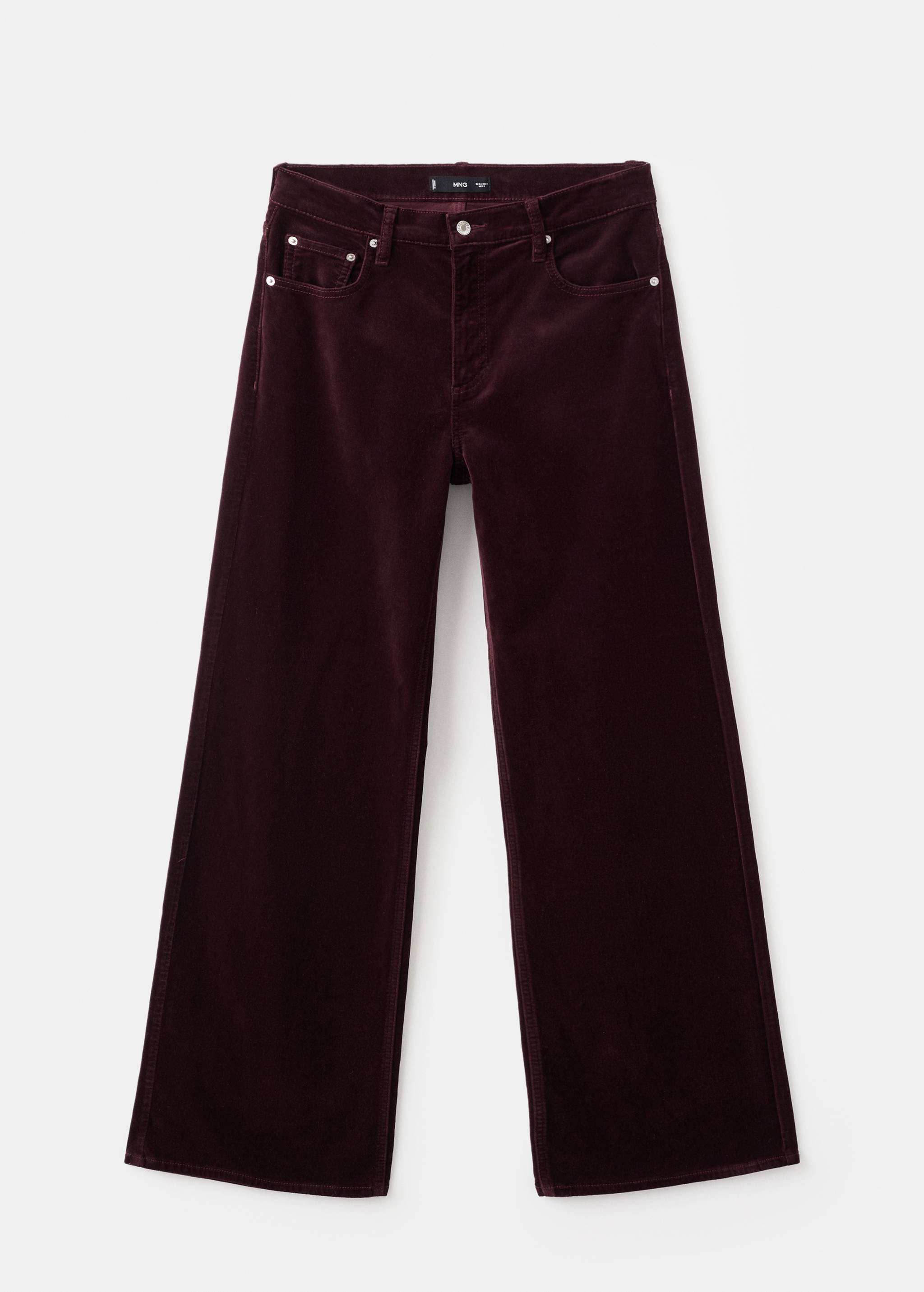 Wide leg velvet jeans - Article without model