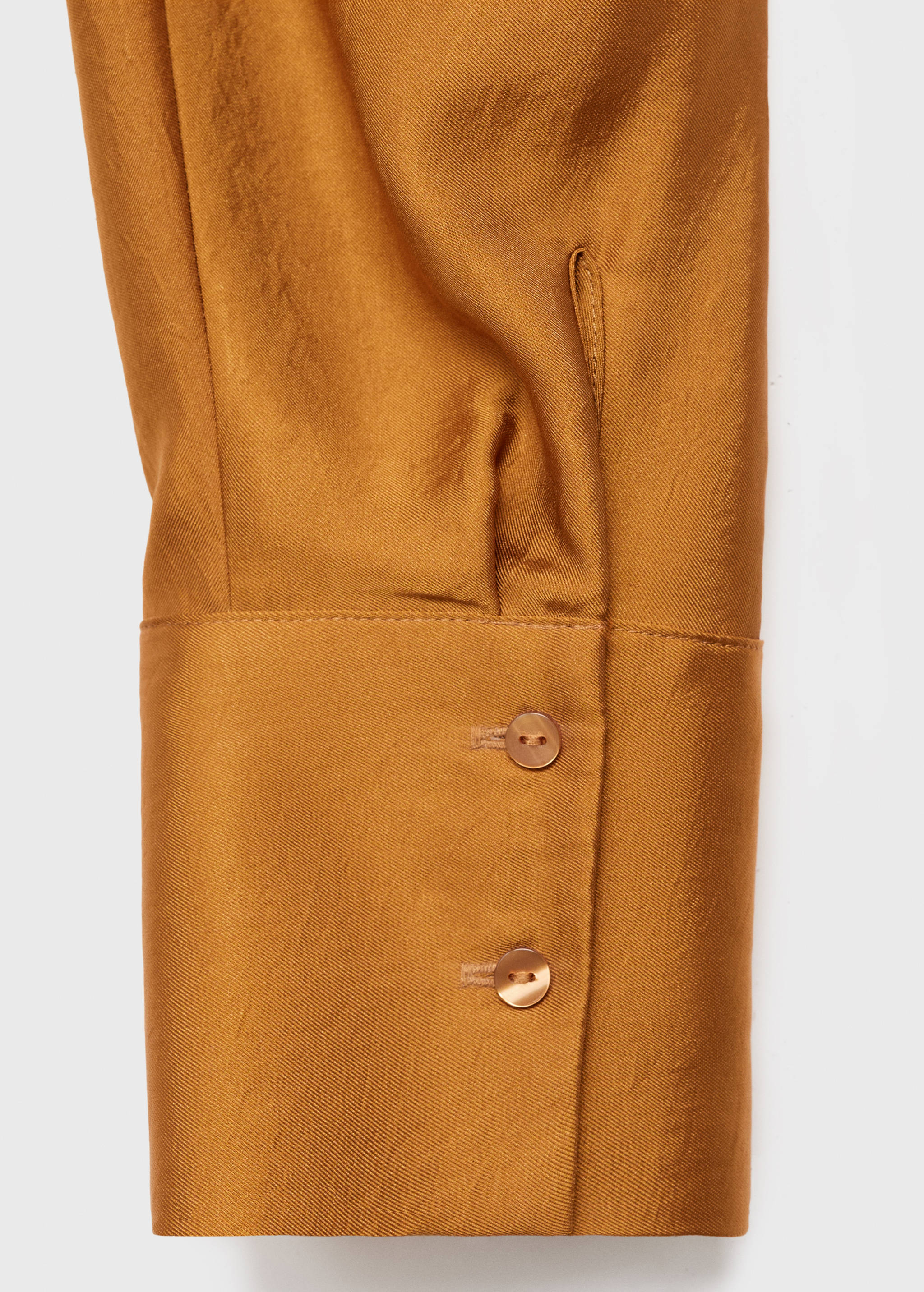 Сатиновая рубашка с запахом - Деталь изделия 0