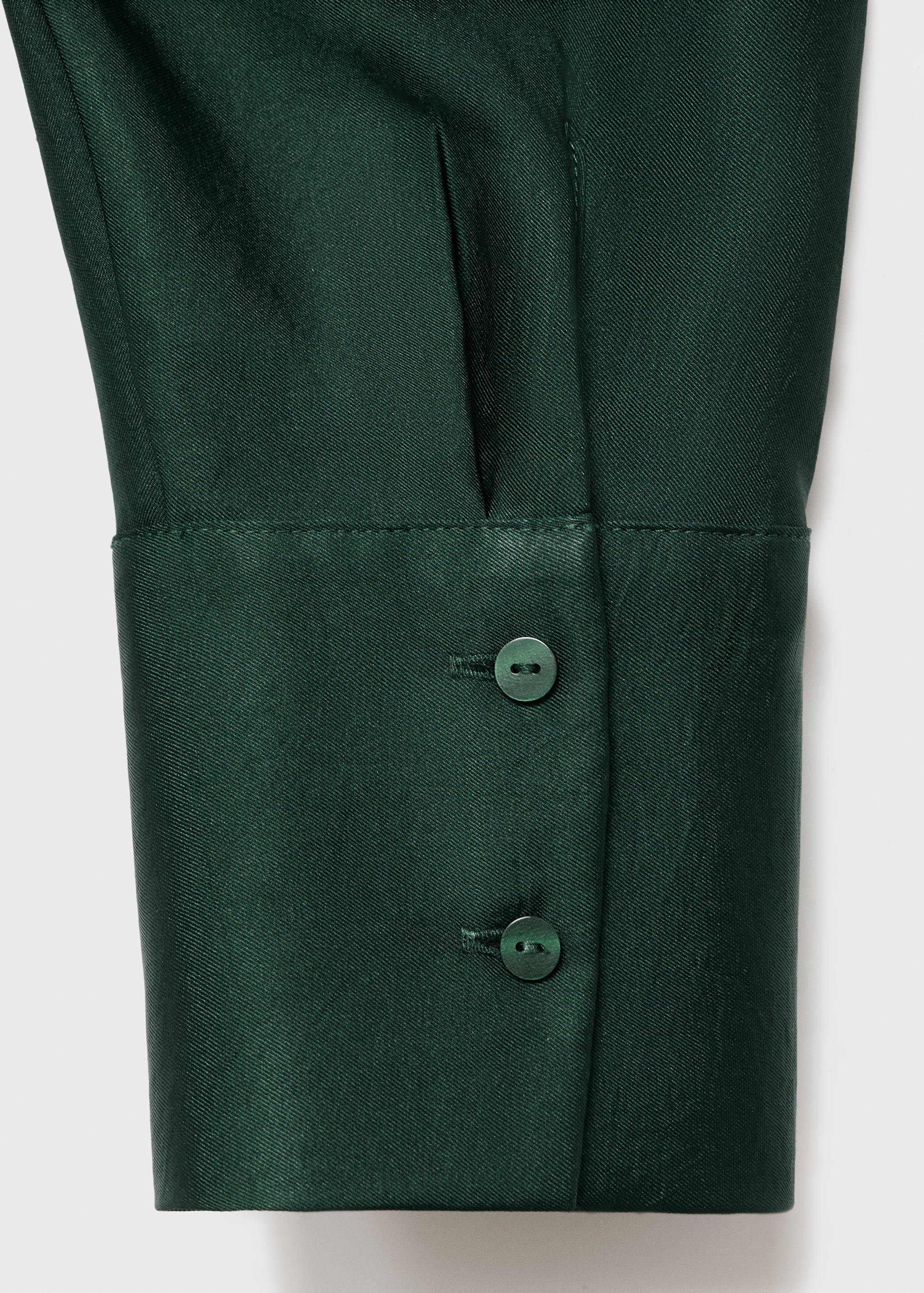 Сатиновая рубашка с запахом - Деталь изделия 0