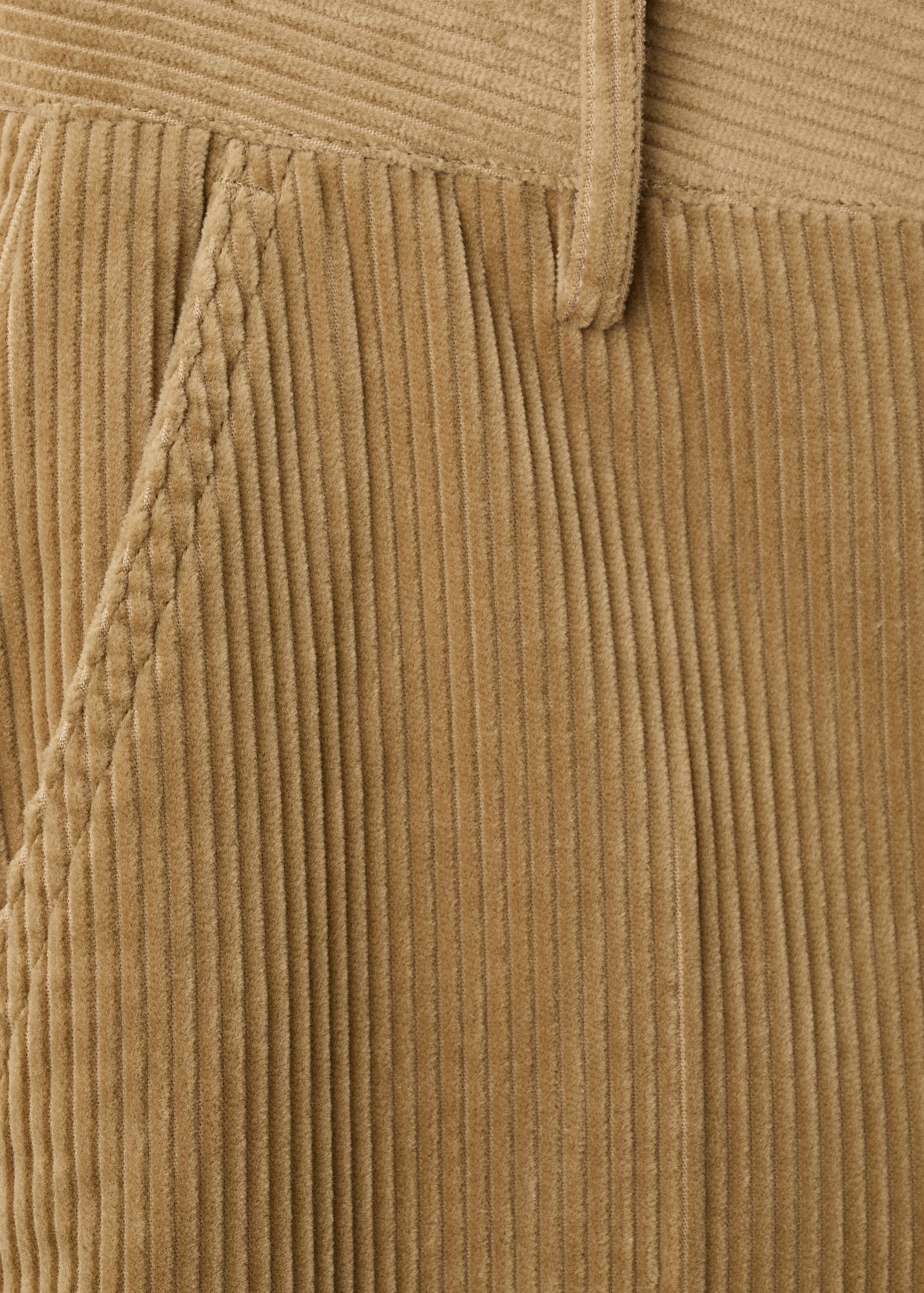 Wide leg corduroy trousers - Details of the article 0