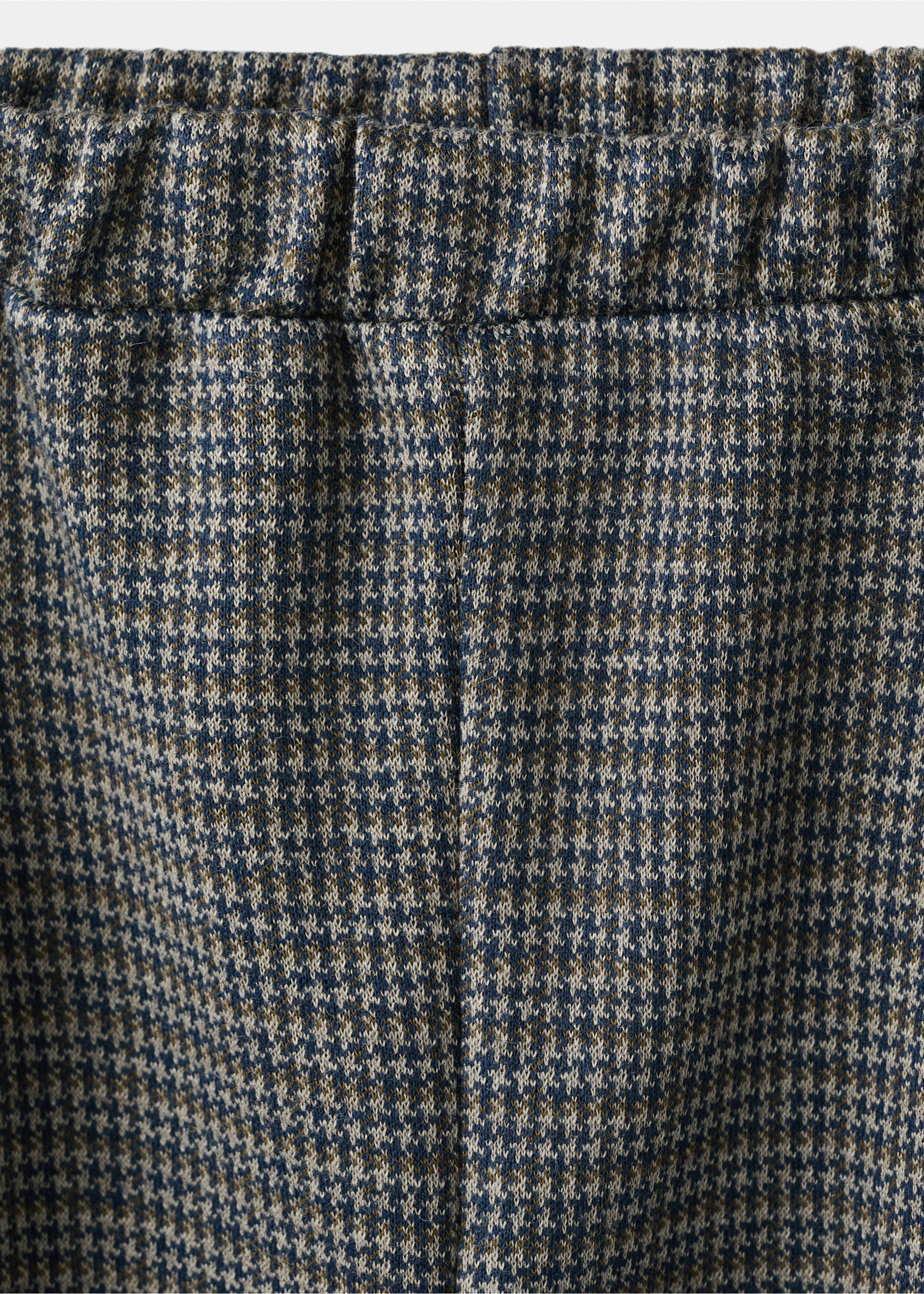 Pantalón recto pata de gallo - Detalle del artículo 8, Marrón. Ref: 17067807-00.