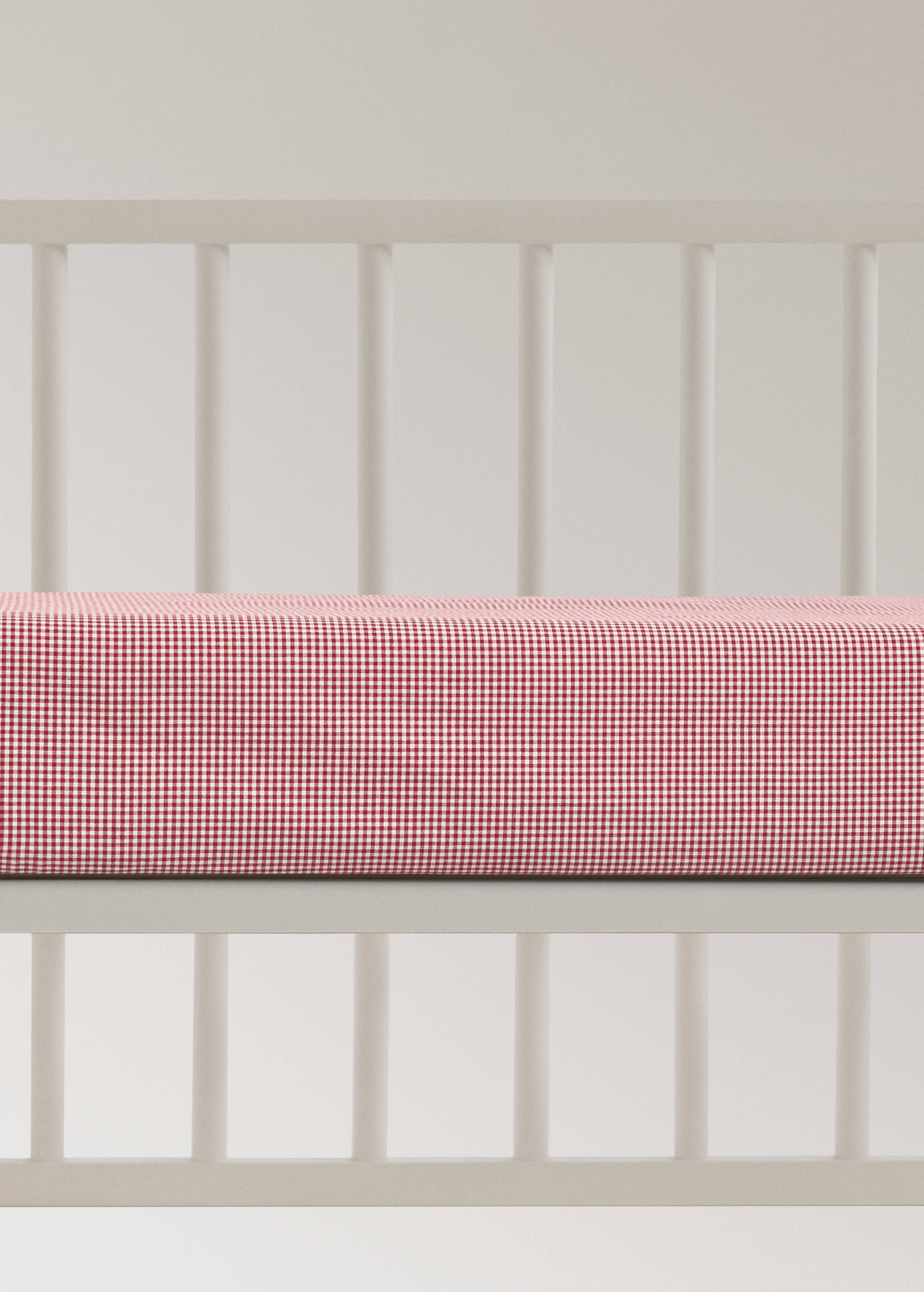 Plahta za krevetić od obojenog konca pepita uzorka - Artikl bez modela