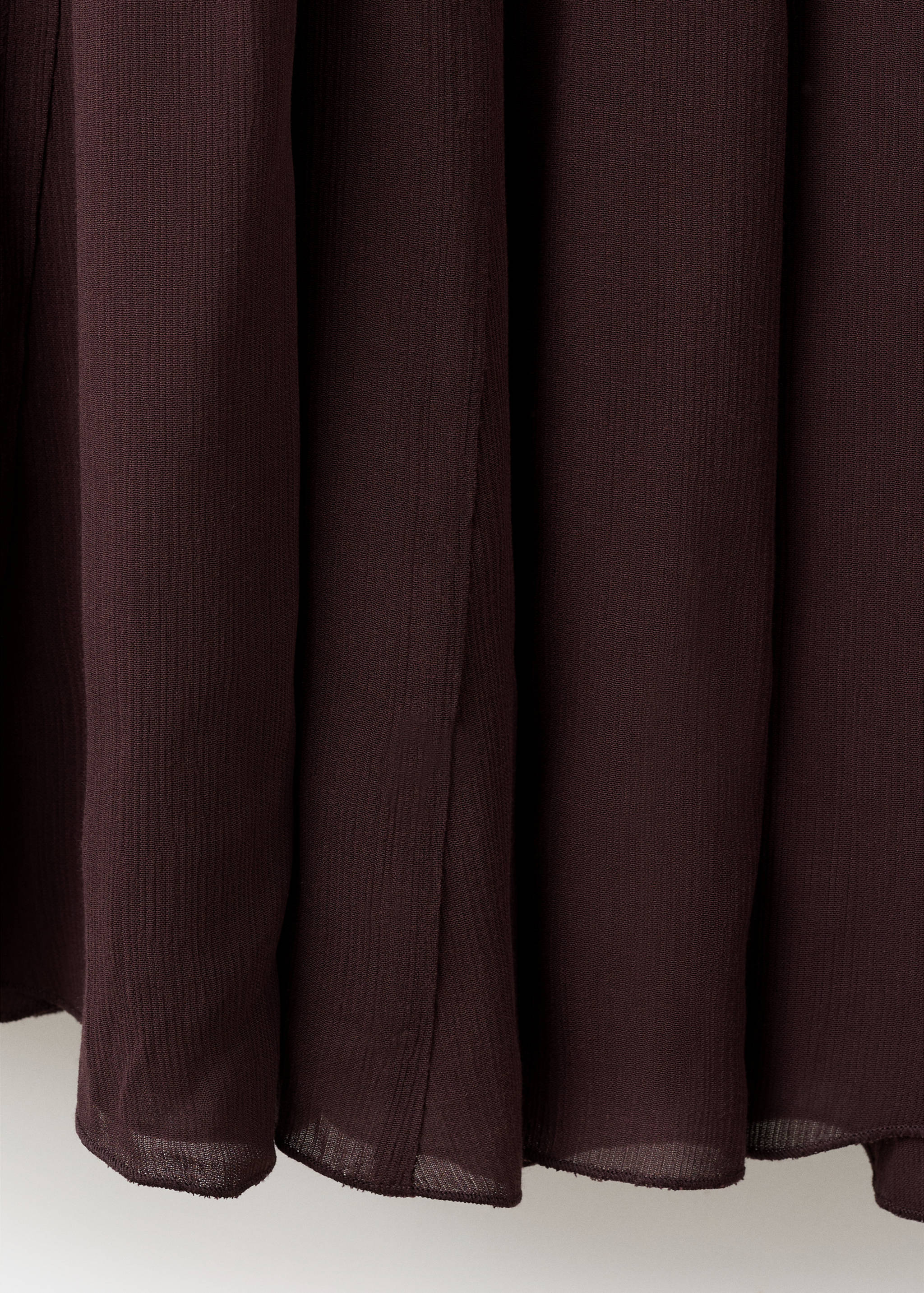 Godet skirt with belt - Details of the article 0