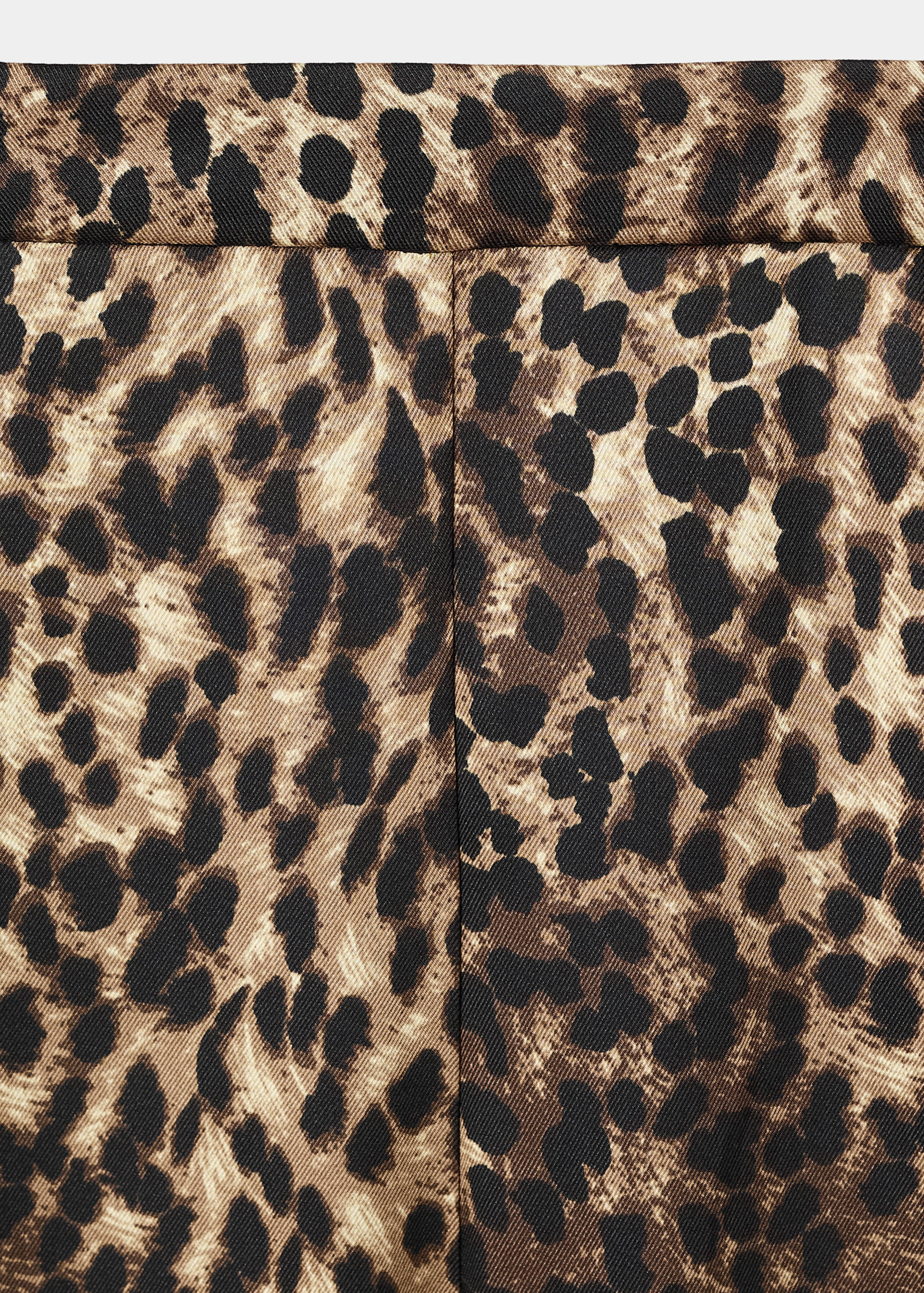 Leopard-print satin trousers - Details of the article 8