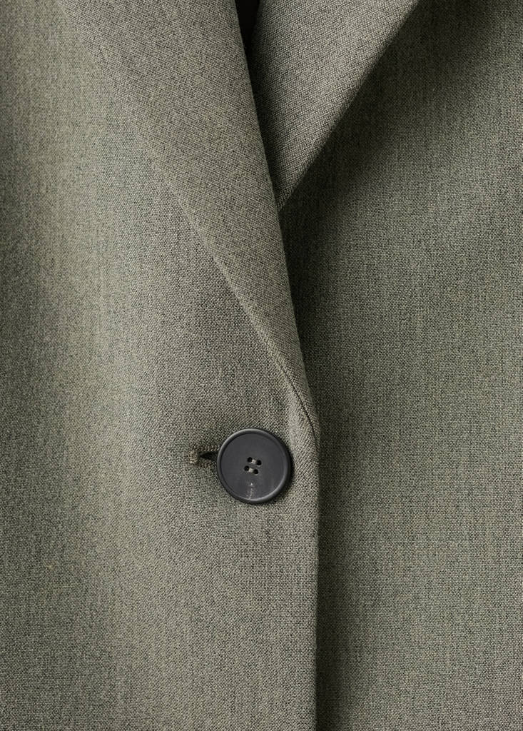 Suit blazer with flap pockets — Pastel Green