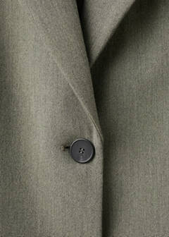 Suit blazer with flap pockets — Pastel Green 10