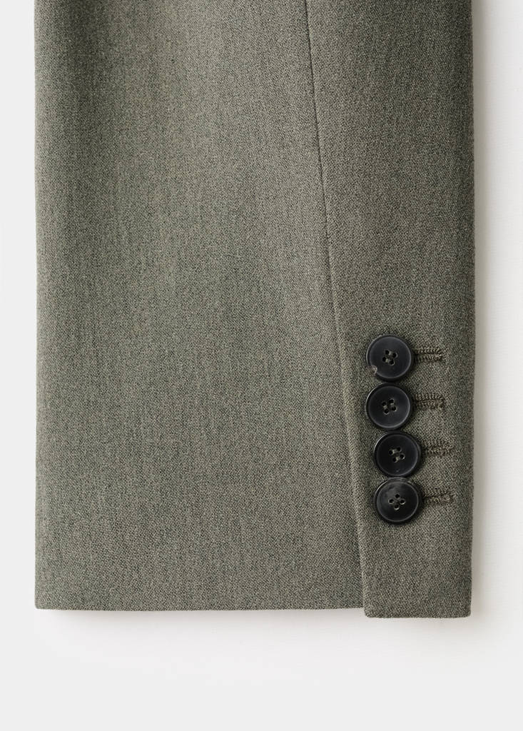 Suit blazer with flap pockets — Pastel Green