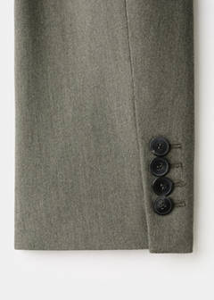 Suit blazer with flap pockets — Pastel Green 11