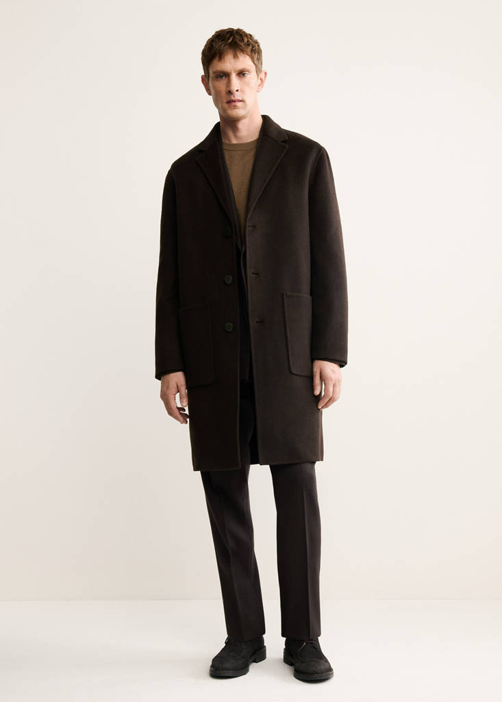 Handmade wool coat — Brown