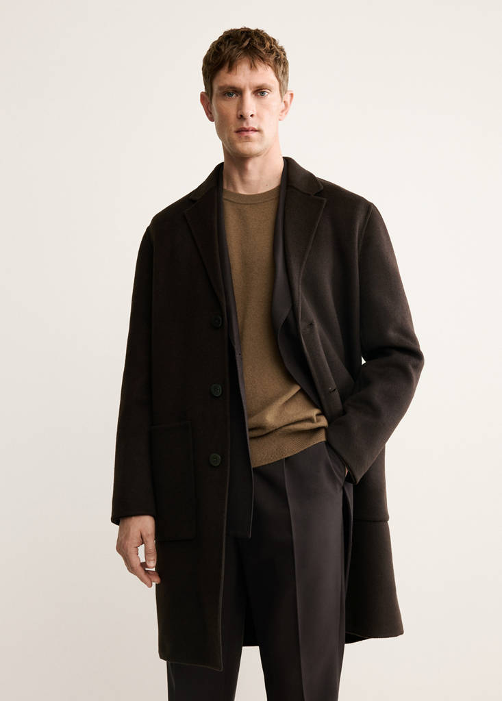 Handmade wool coat — Brown