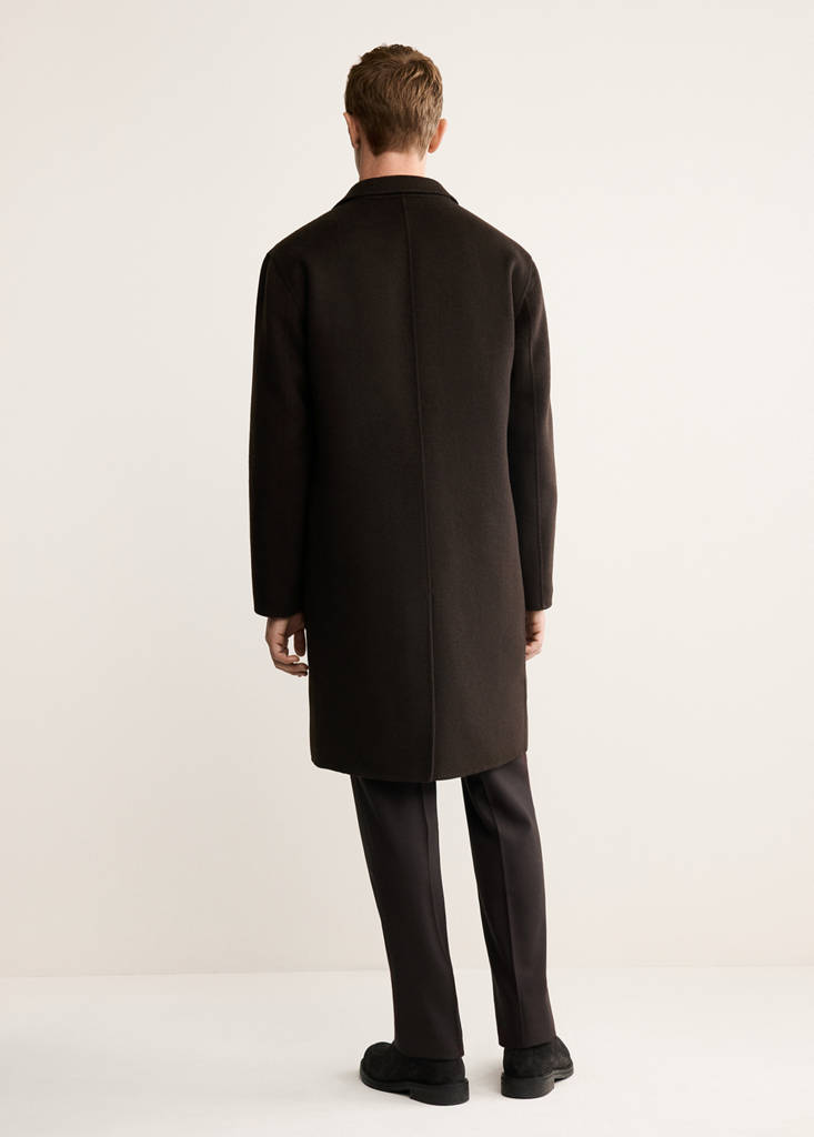 Handmade wool coat — Brown