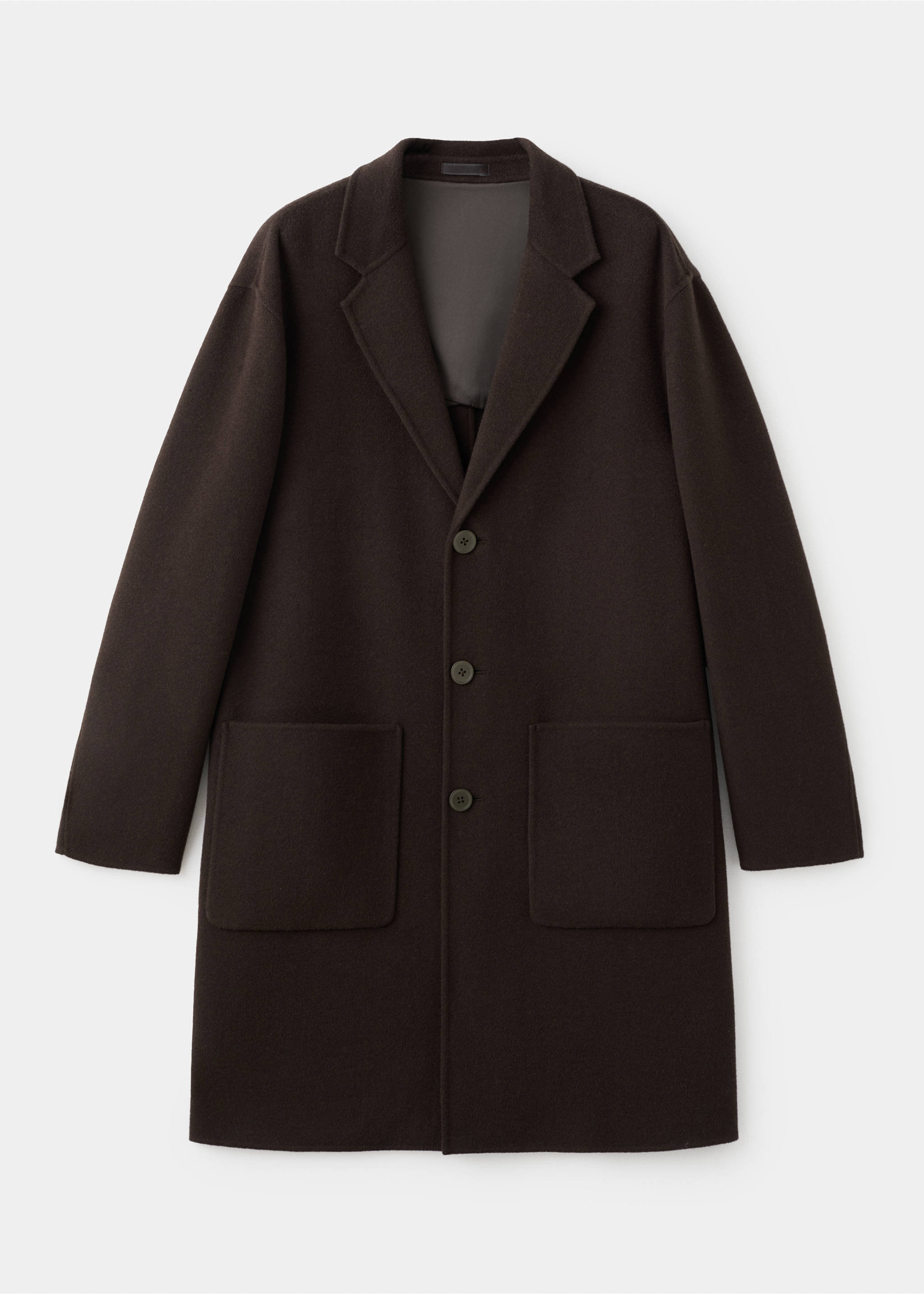 Handmade wool coat - Article without model, Brown. Ref: 17067884-00.