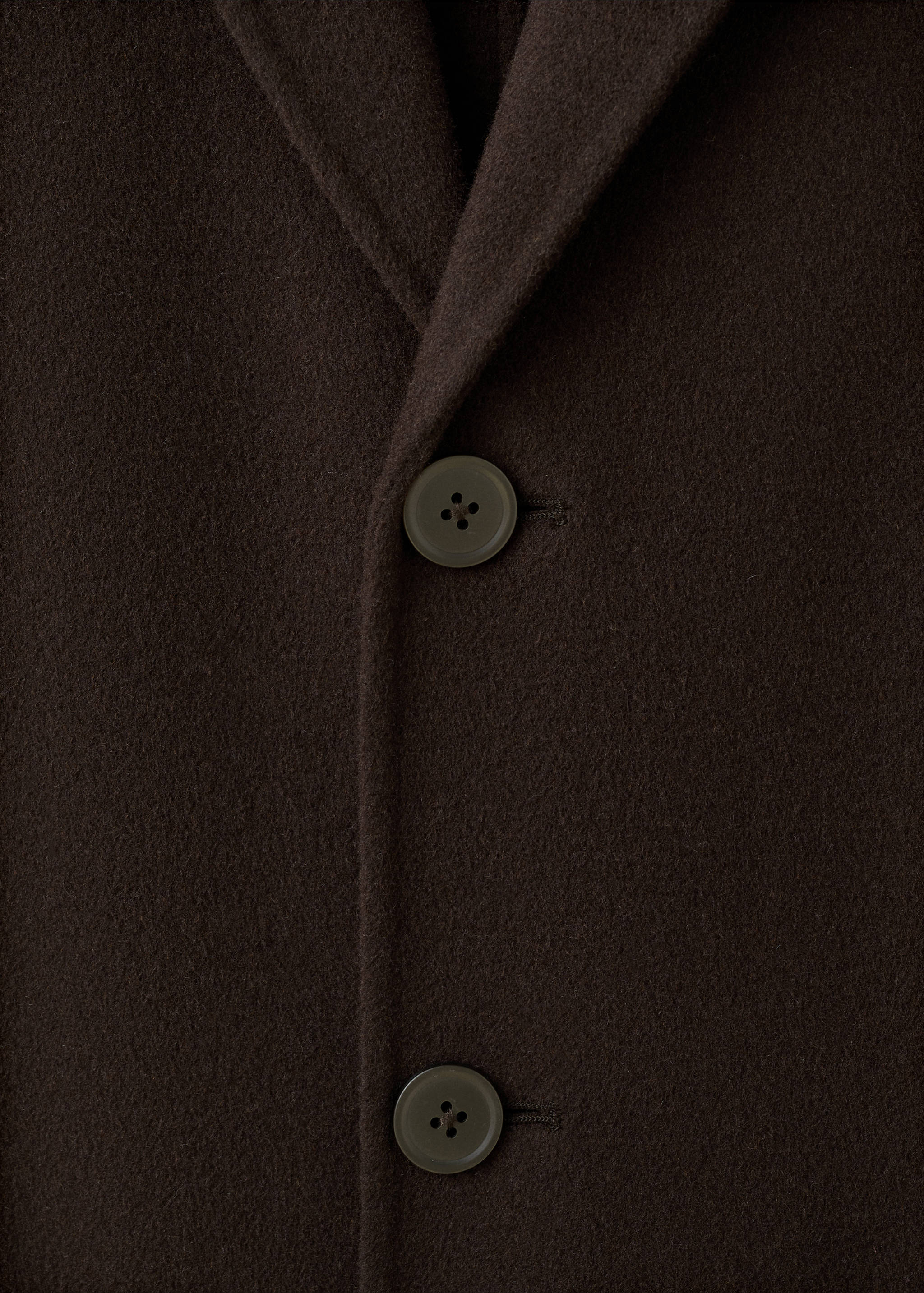 Handmade wool coat - Details of the article 0, Brown. Ref: 17067884-00.
