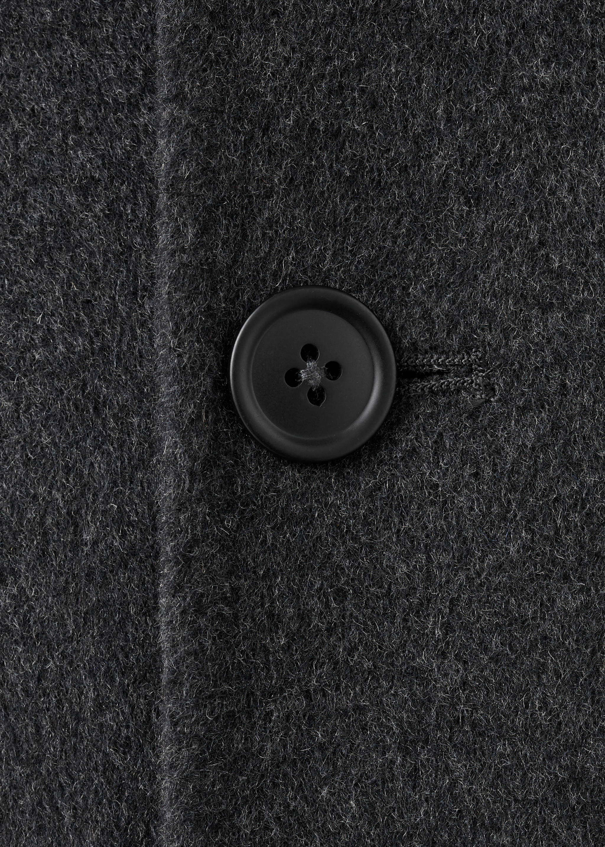 معطف صوفي يدوي الصنع مع غطاء للرأس - تفاصيل المنتج 8